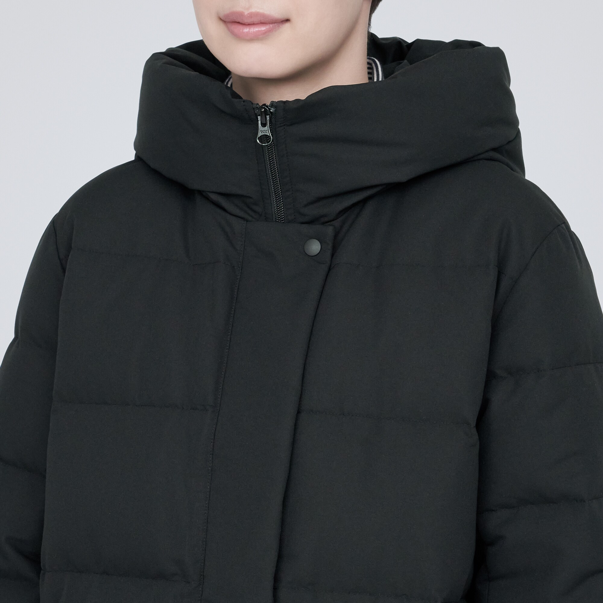 撥水ロングダウンコート