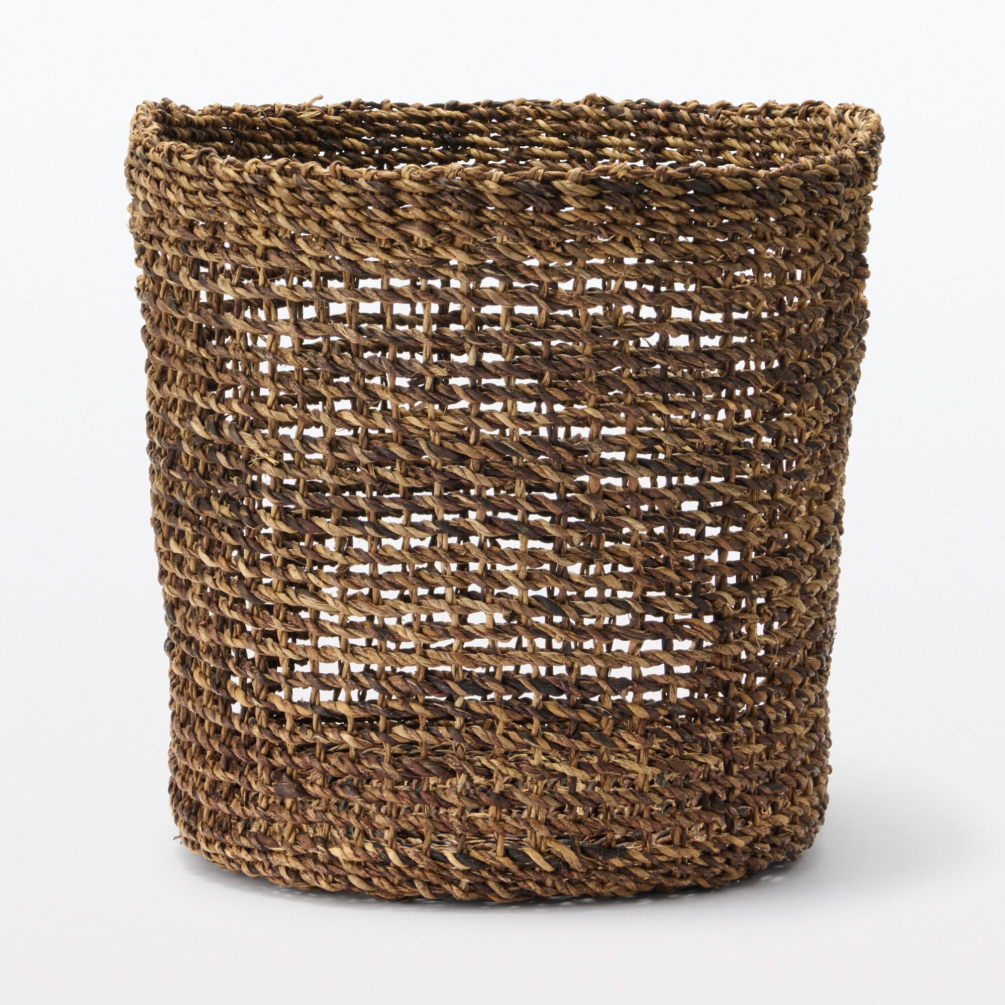 バクバク　持ち手付　オーバルバスケット　大