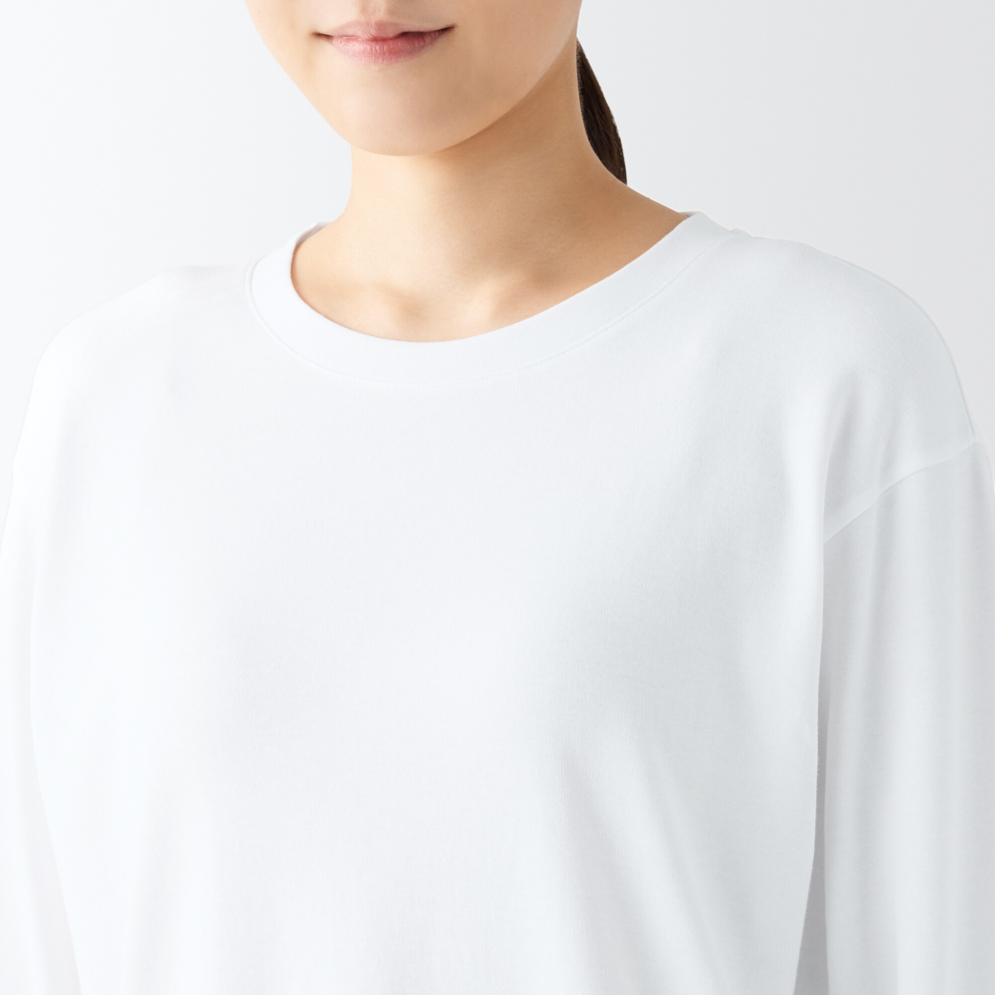 スムース編みロング長袖Ｔシャツ