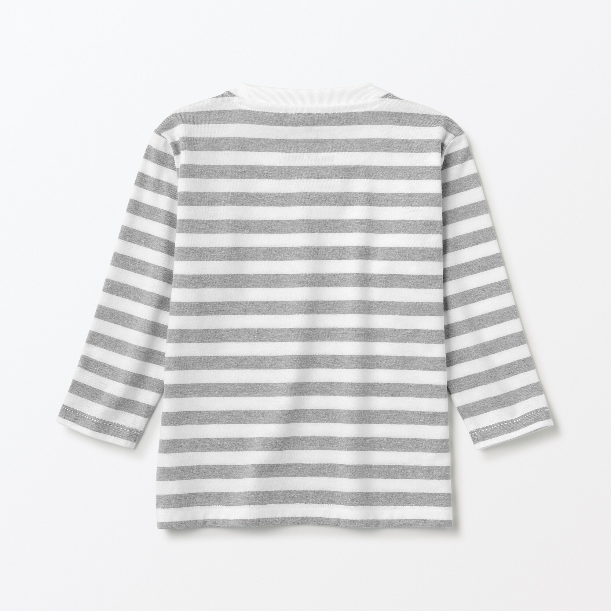 あたまするっとクルーネック長袖Ｔシャツ（ボーダー）（ベビー）