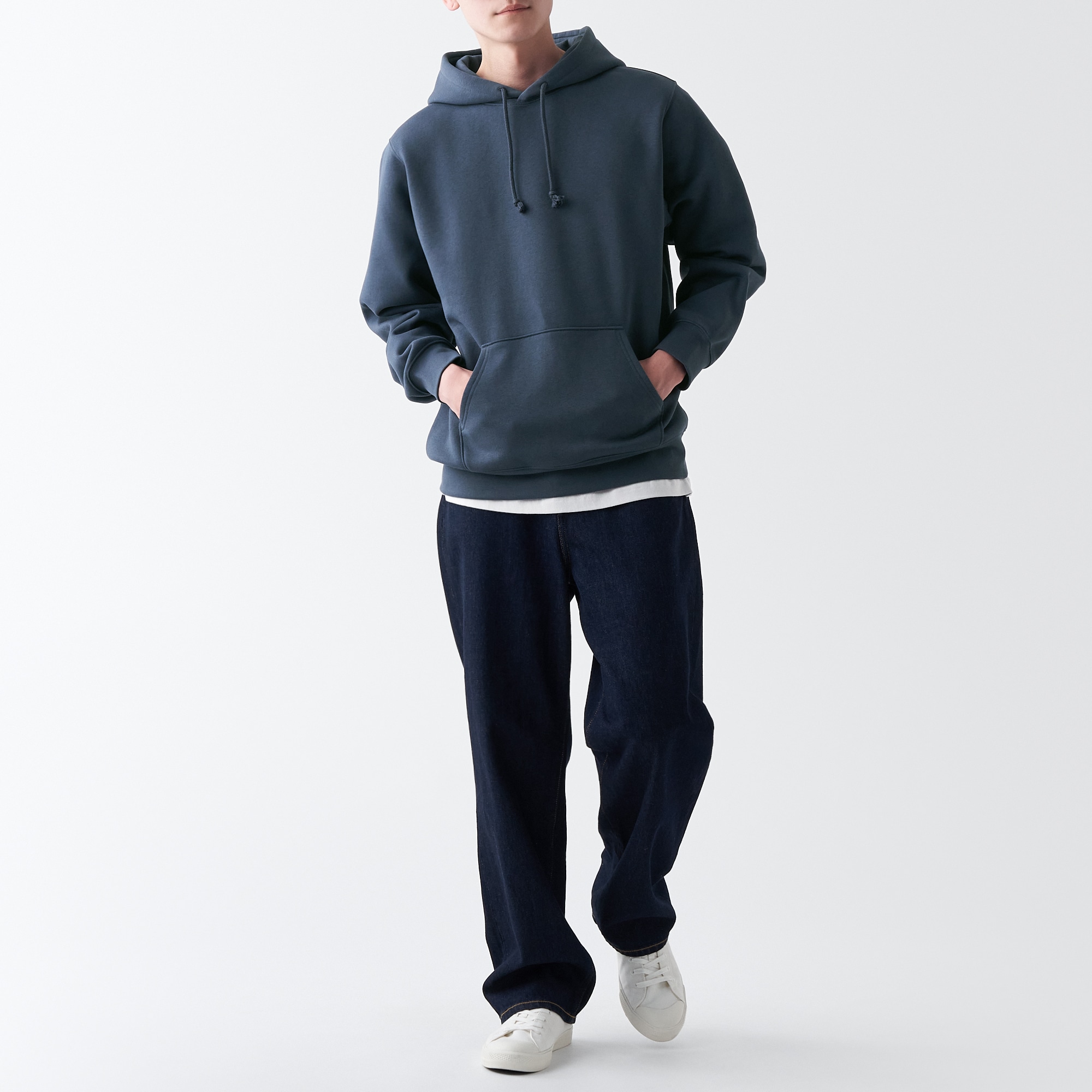 スウェットプルパーカ