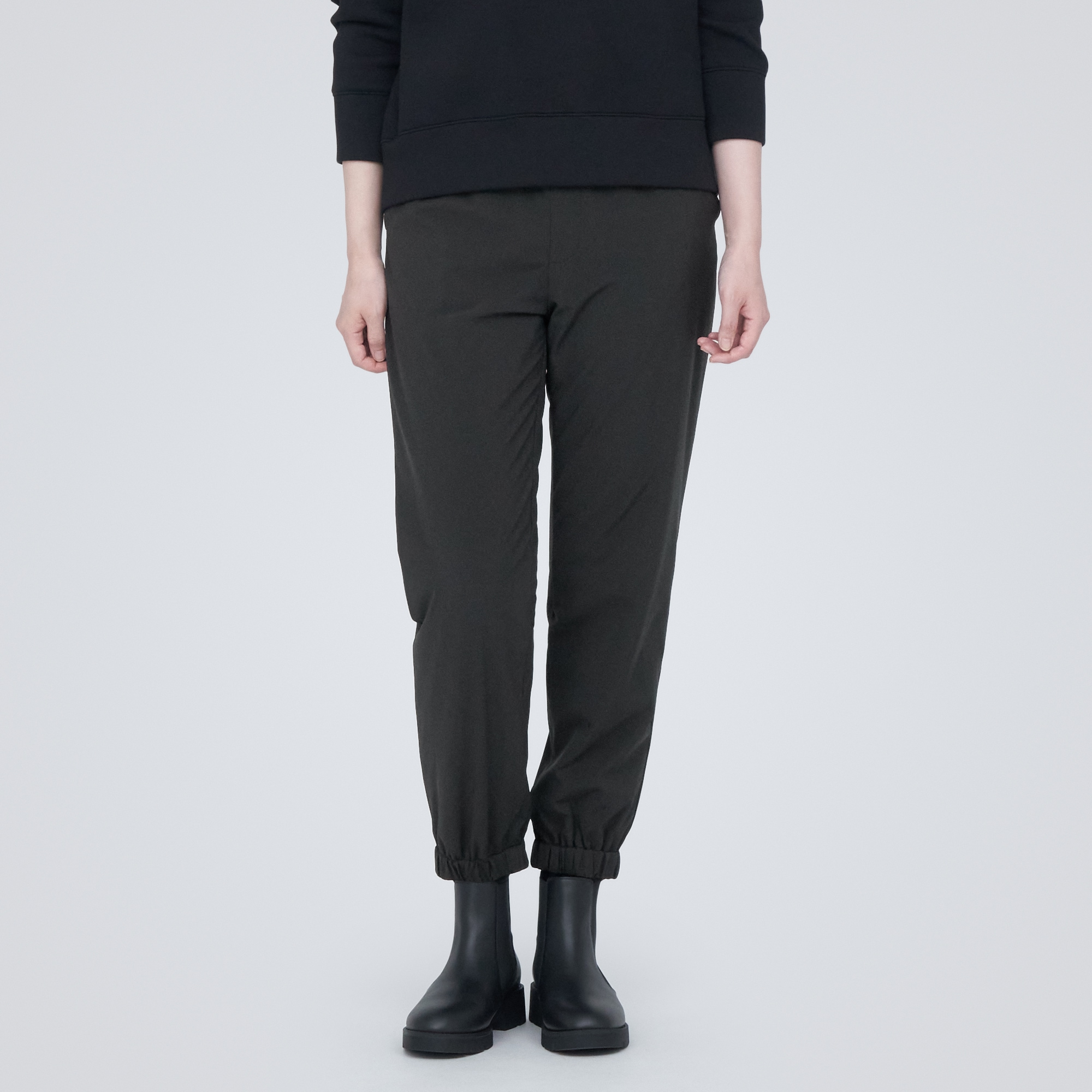 ストレッチ裏フリースジョガーパンツ