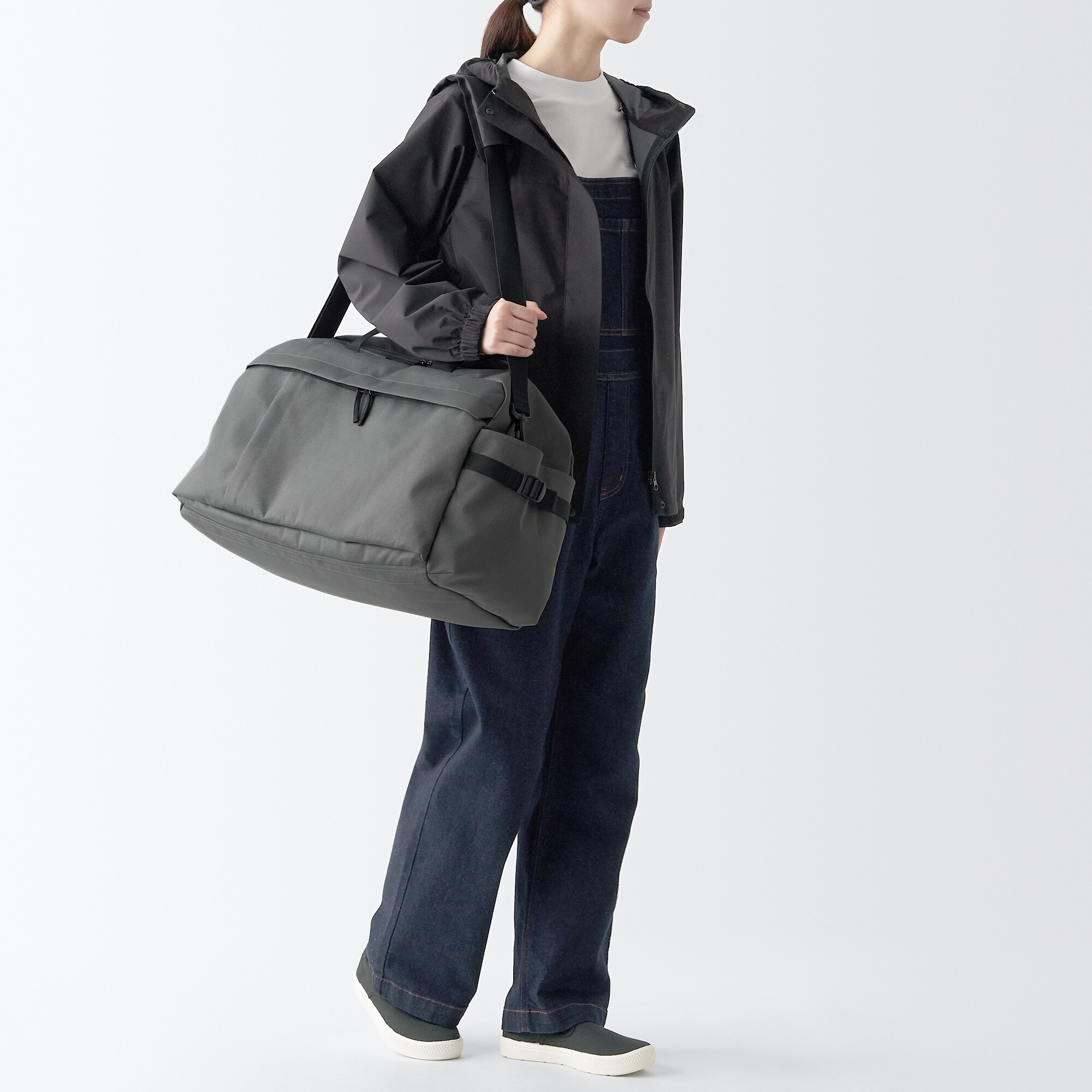 撥水ボストンバッグ