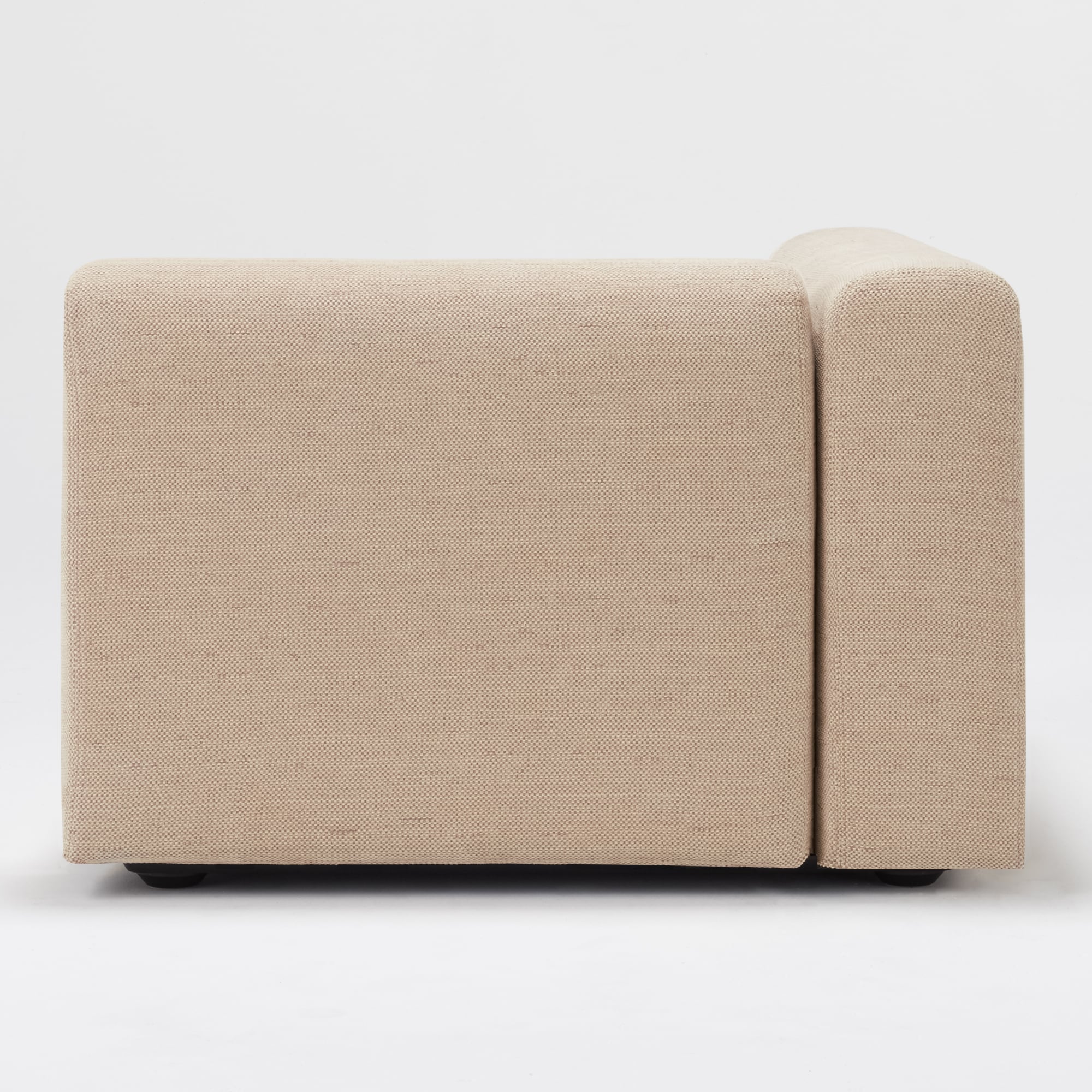 【カバー】綿ポリエステル変り織ユニットソファ・アーム付・大・幅９８ｃｍ用カバー／ベージュ