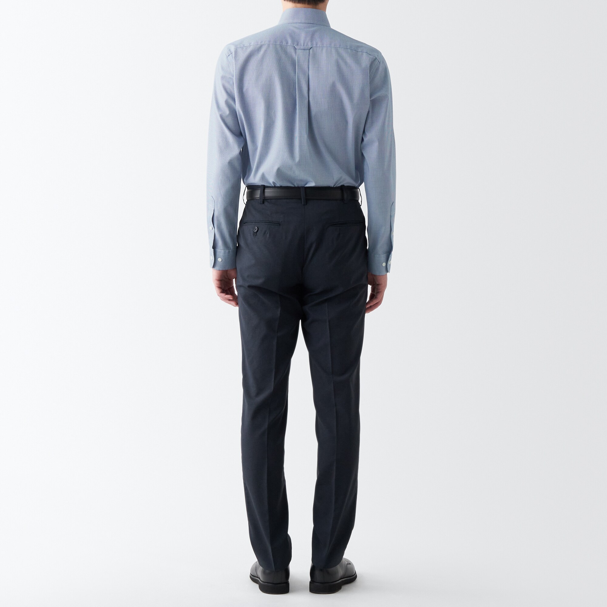 ノンアイロンビジネスボタンダウン長袖シャツ