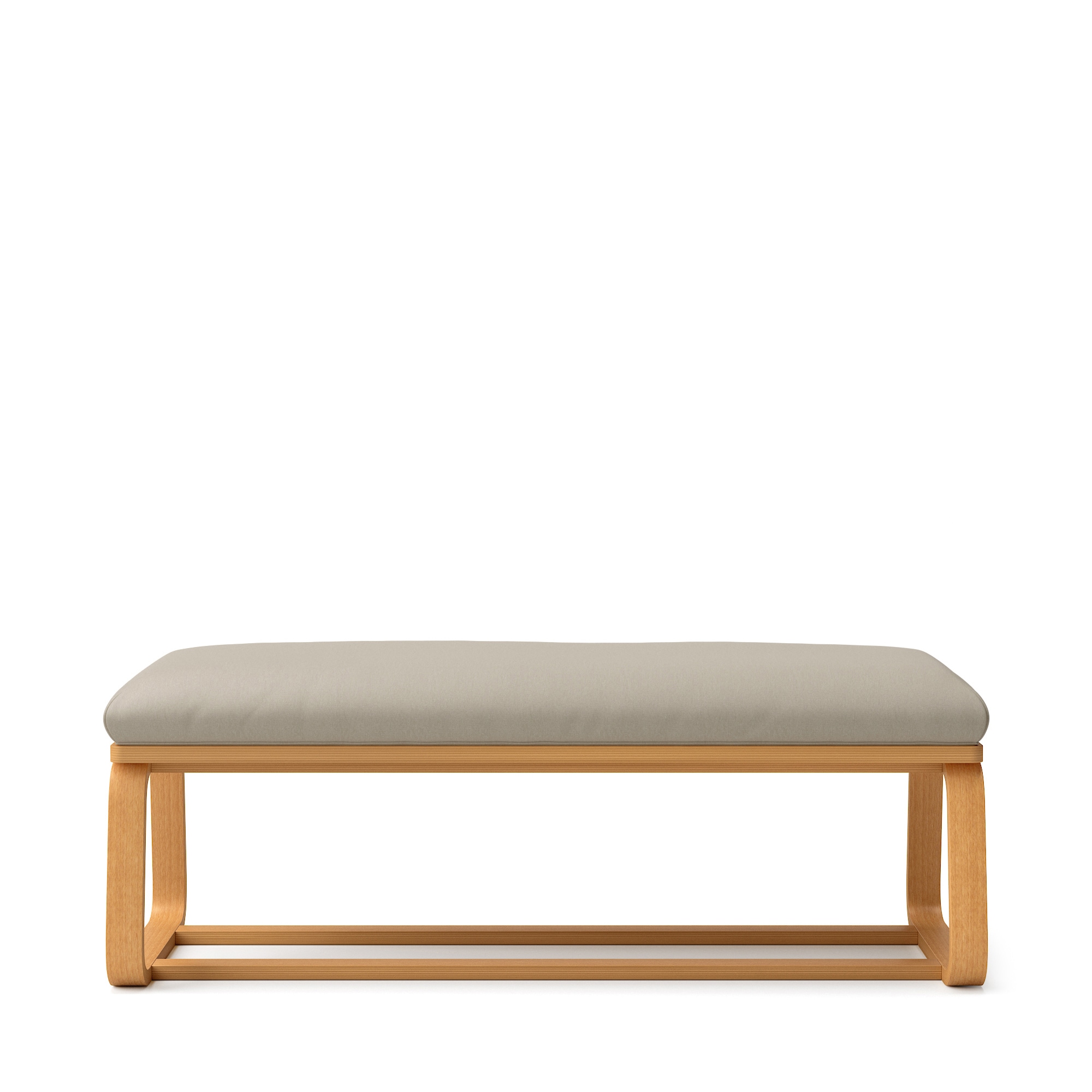 【カバー】洗いざらしの綿帆布リビングでもダイニングでもつかえるベンチ・１用カバー