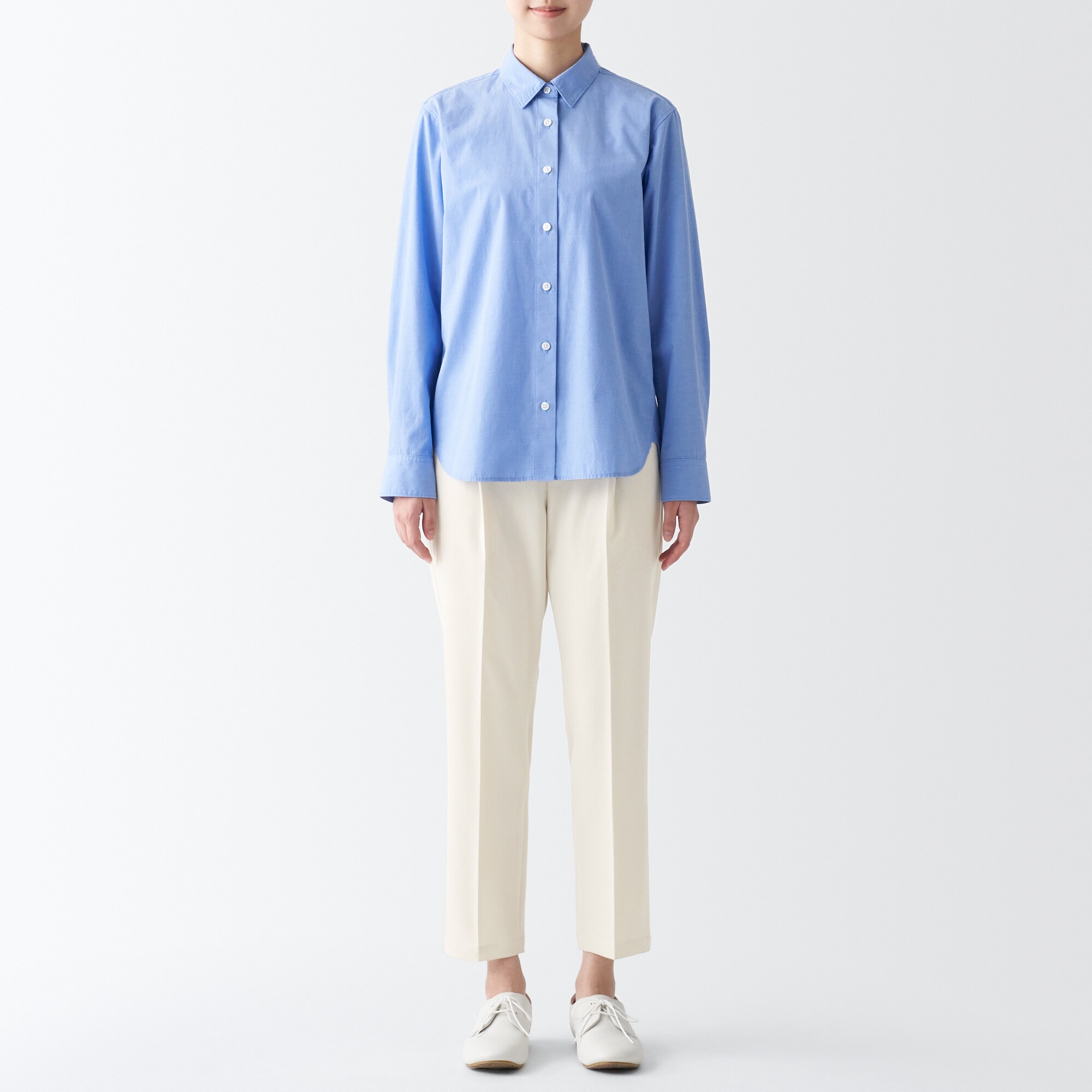 再生ポリエステルテーパードパンツ