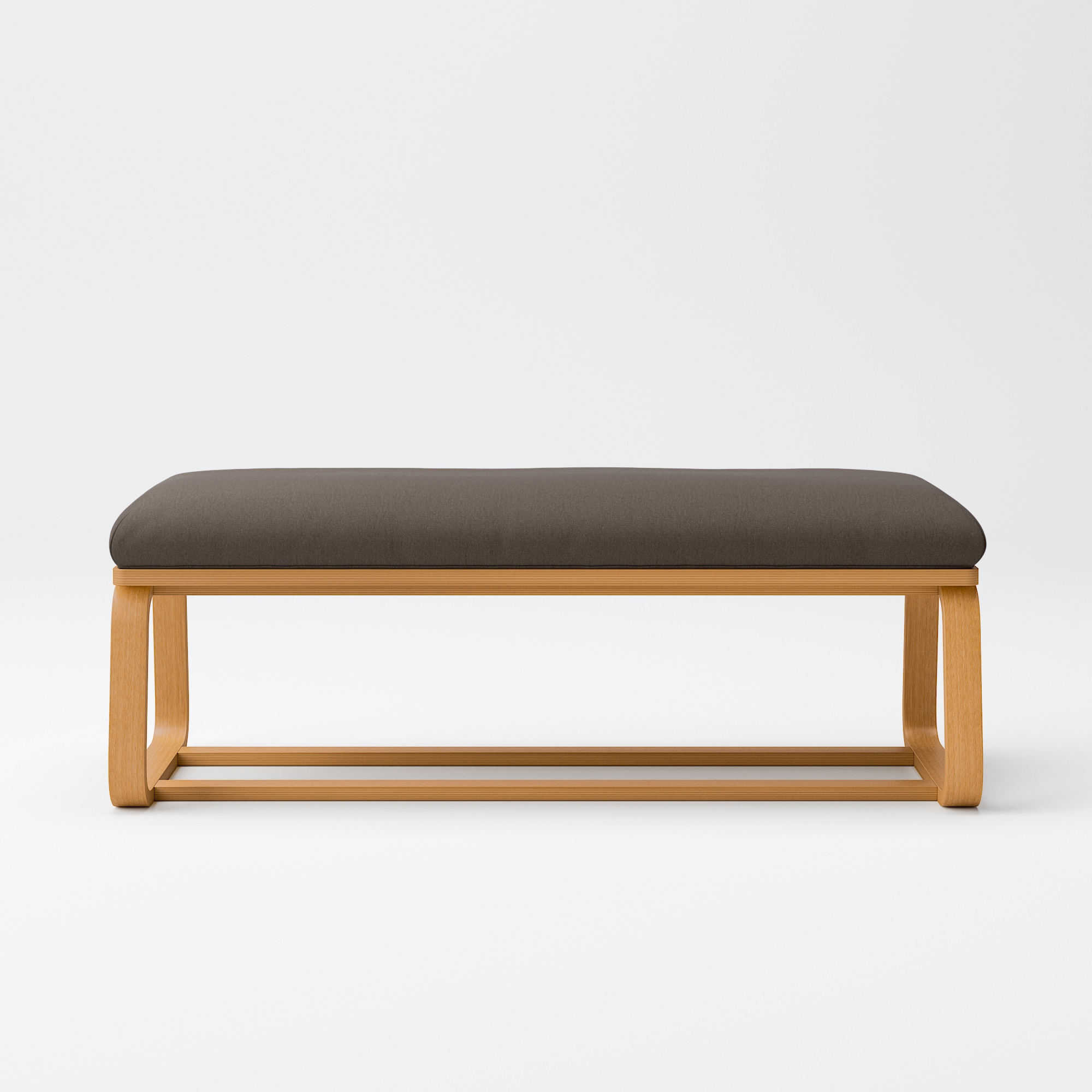 【カバー】洗いざらしの綿帆布リビングでもダイニングでもつかえるベンチ・１用カバー