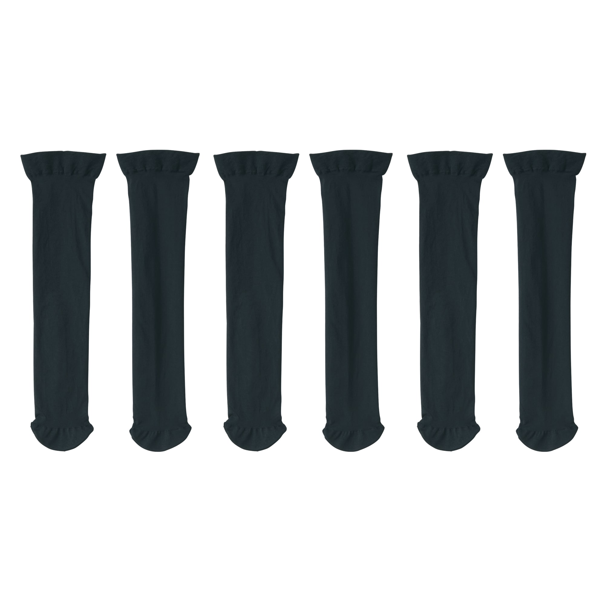 婦人　サポートタイプ・２０デニール　ひざ下丈ストッキング（３足組）