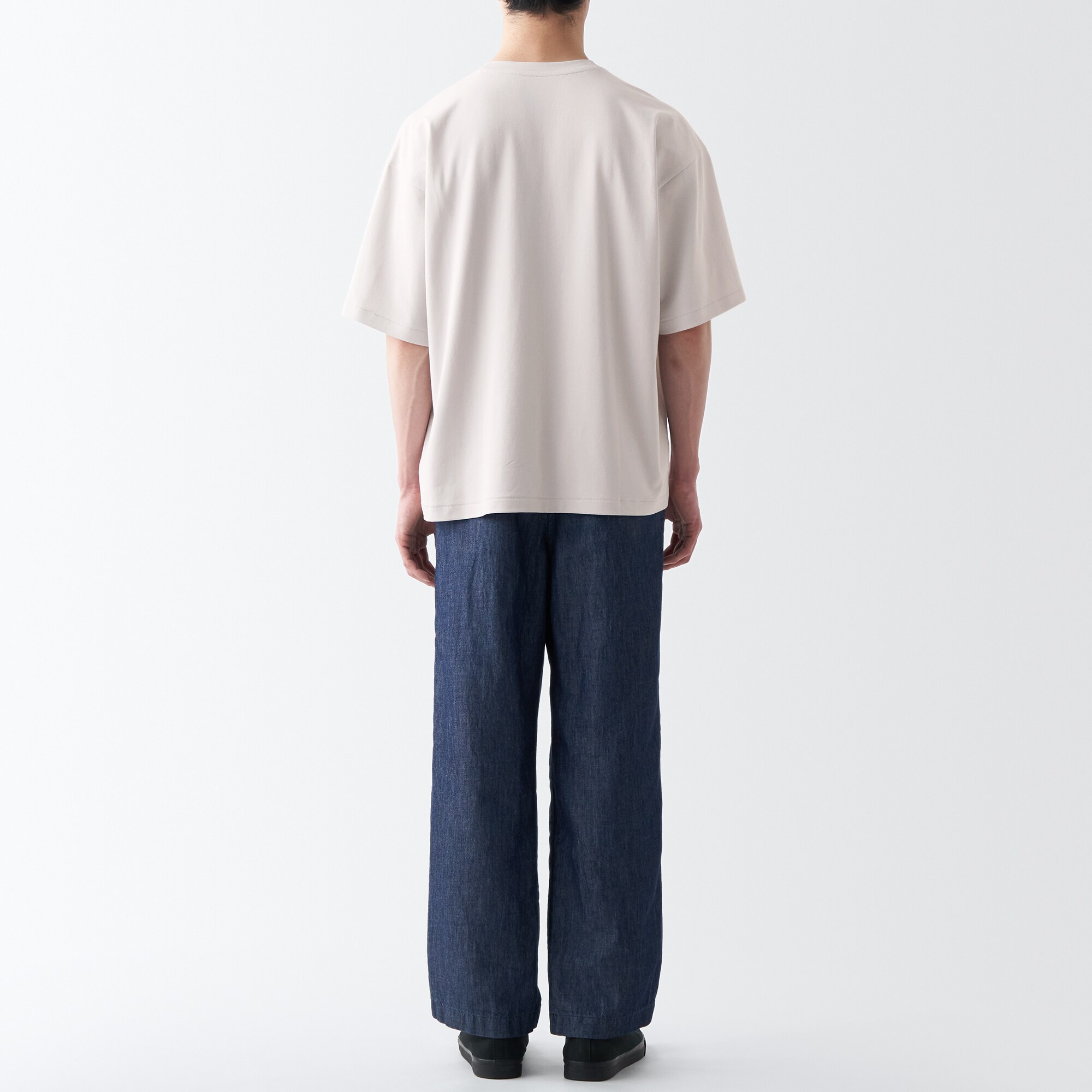 和紙混天竺編みＴシャツ（紳士）