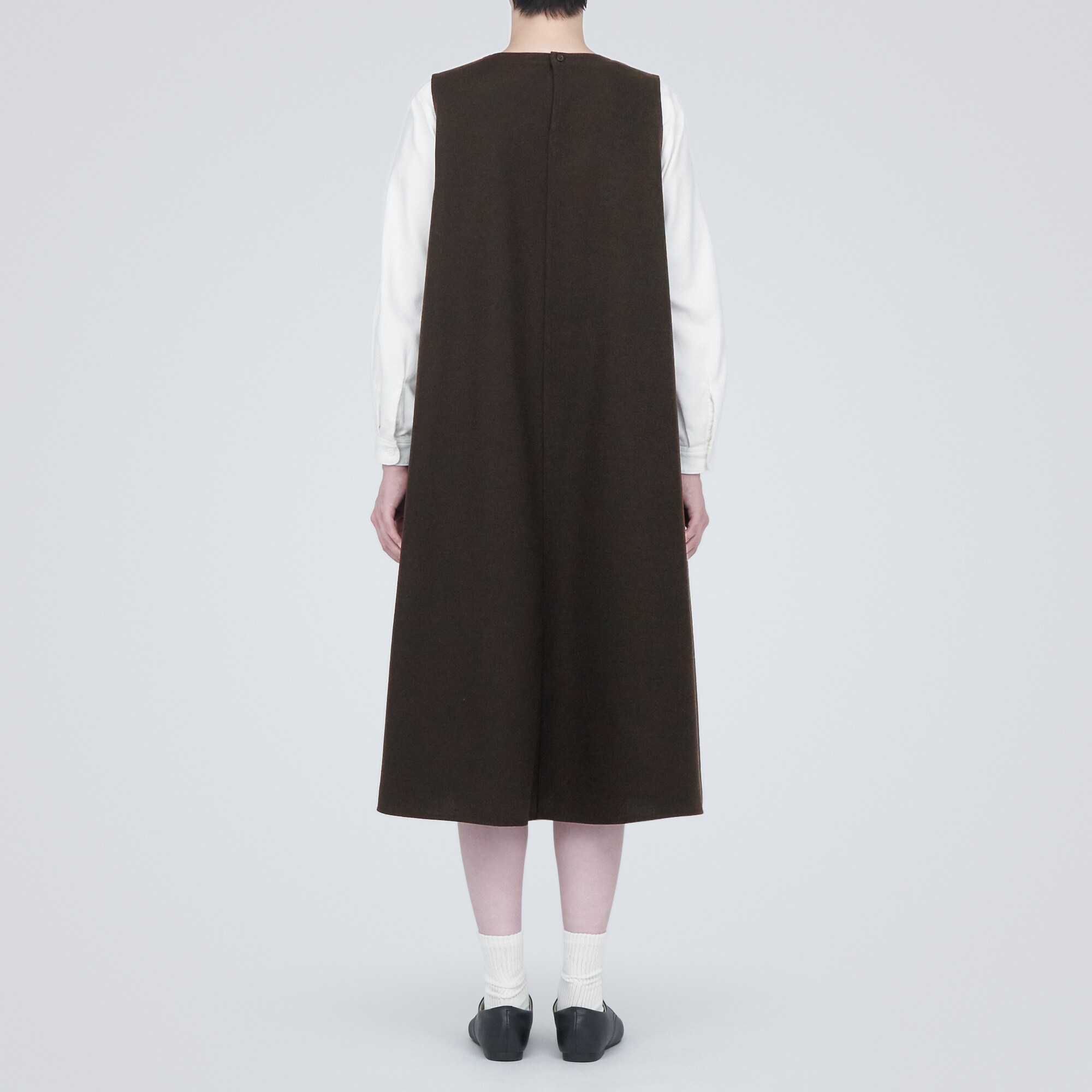 起毛ジャンパースカート