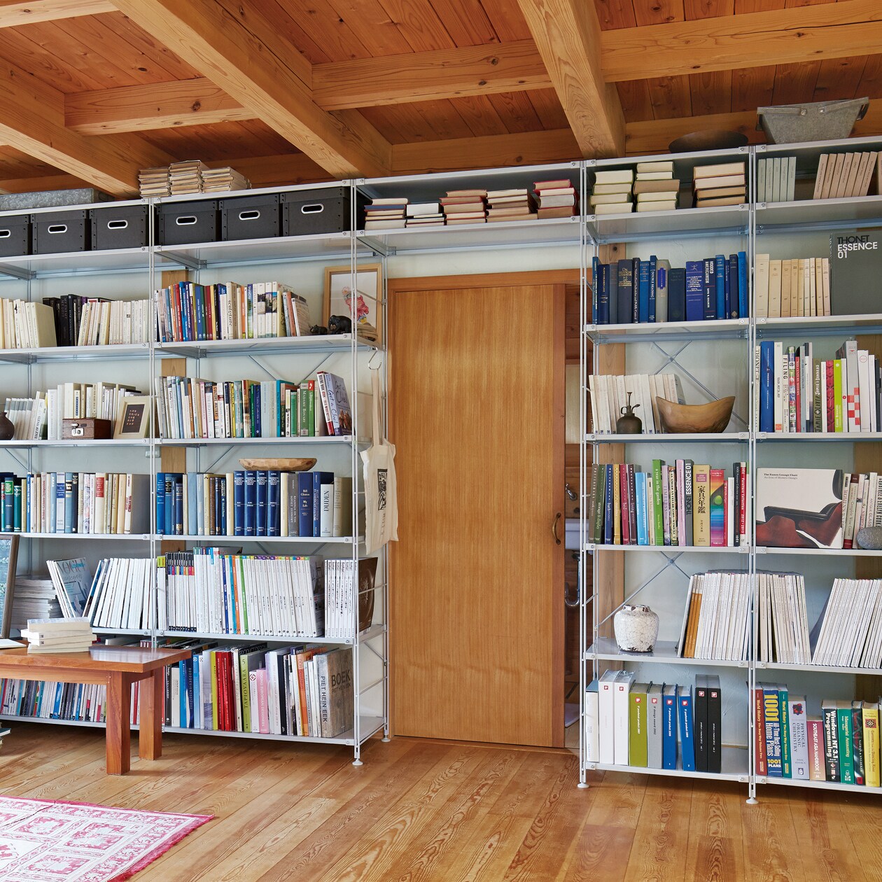 スチールユニットシェルフ・追加用帆立・特大・グレー