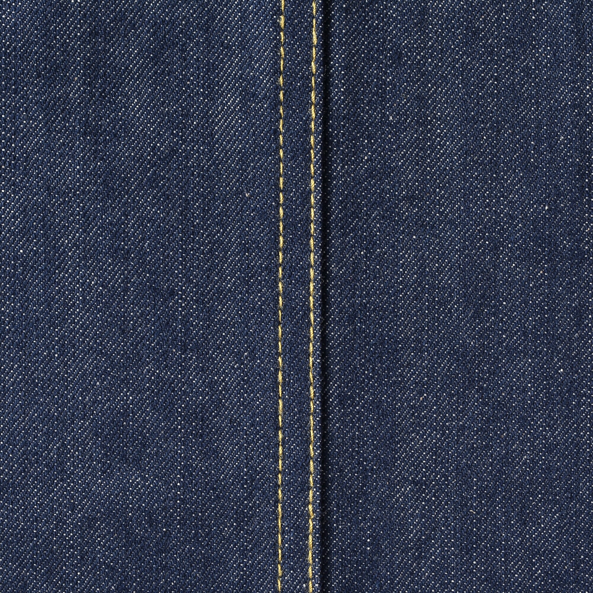 【カバー】綿デニムユニットソファオットマン小用カバー／ブルー