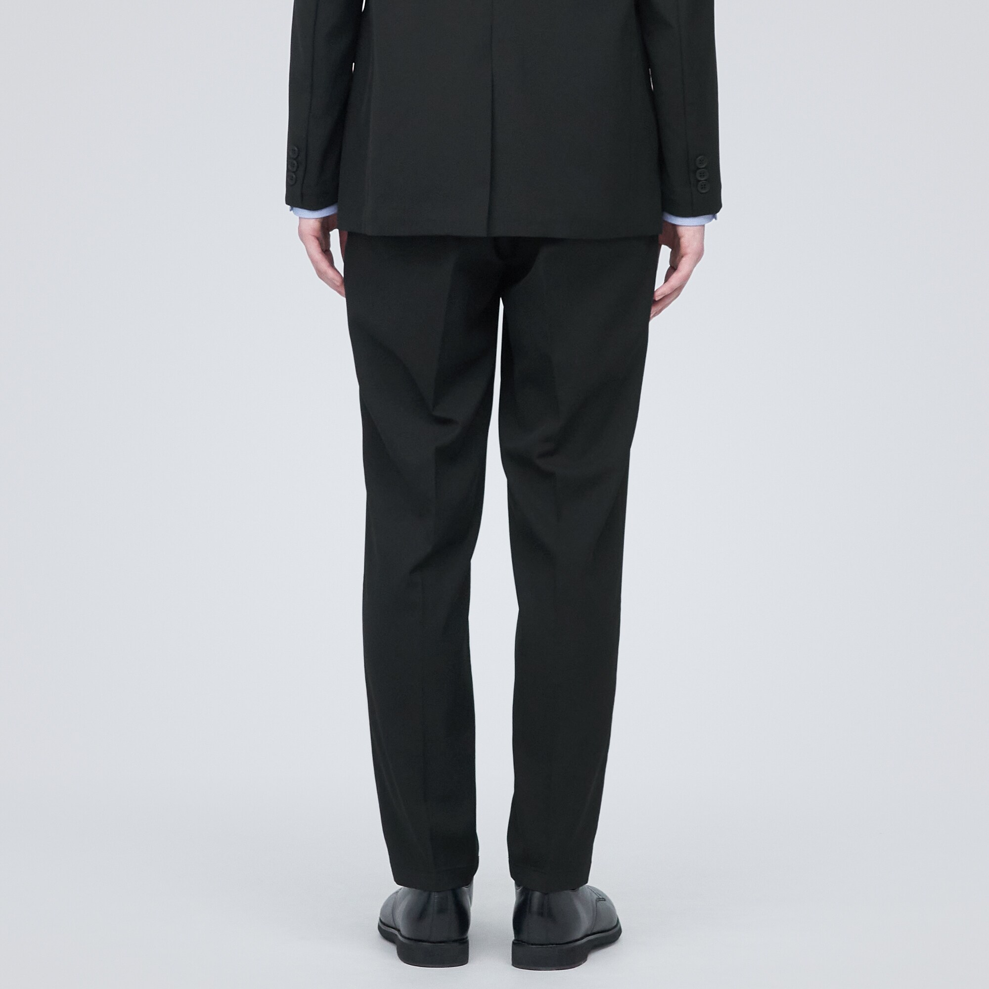 【セットアップ可能】撥水ストレッチノータックパンツ