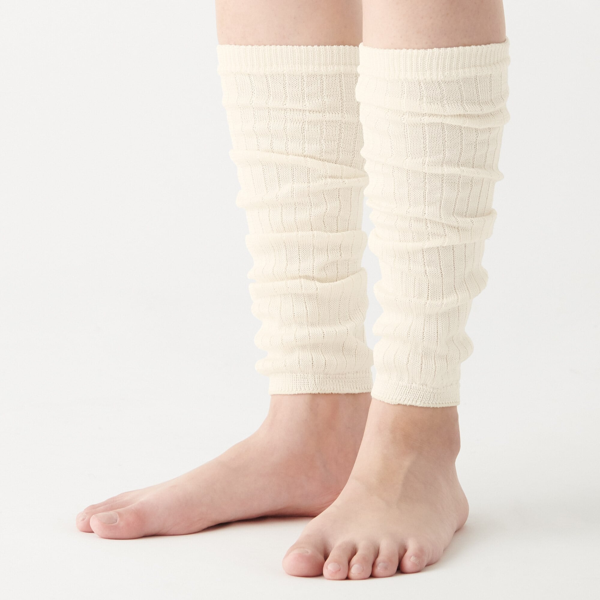 シルク混　レッグウォーマー