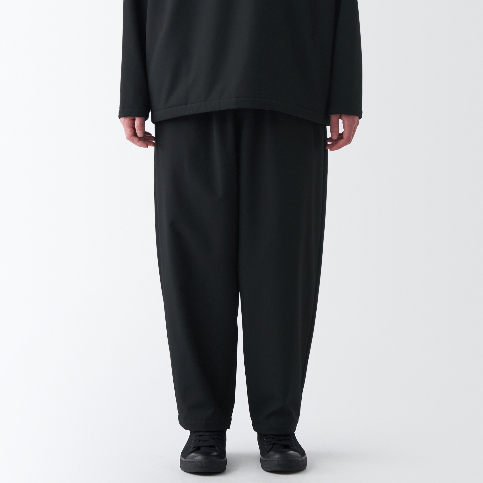 裏起毛ワイドパンツ