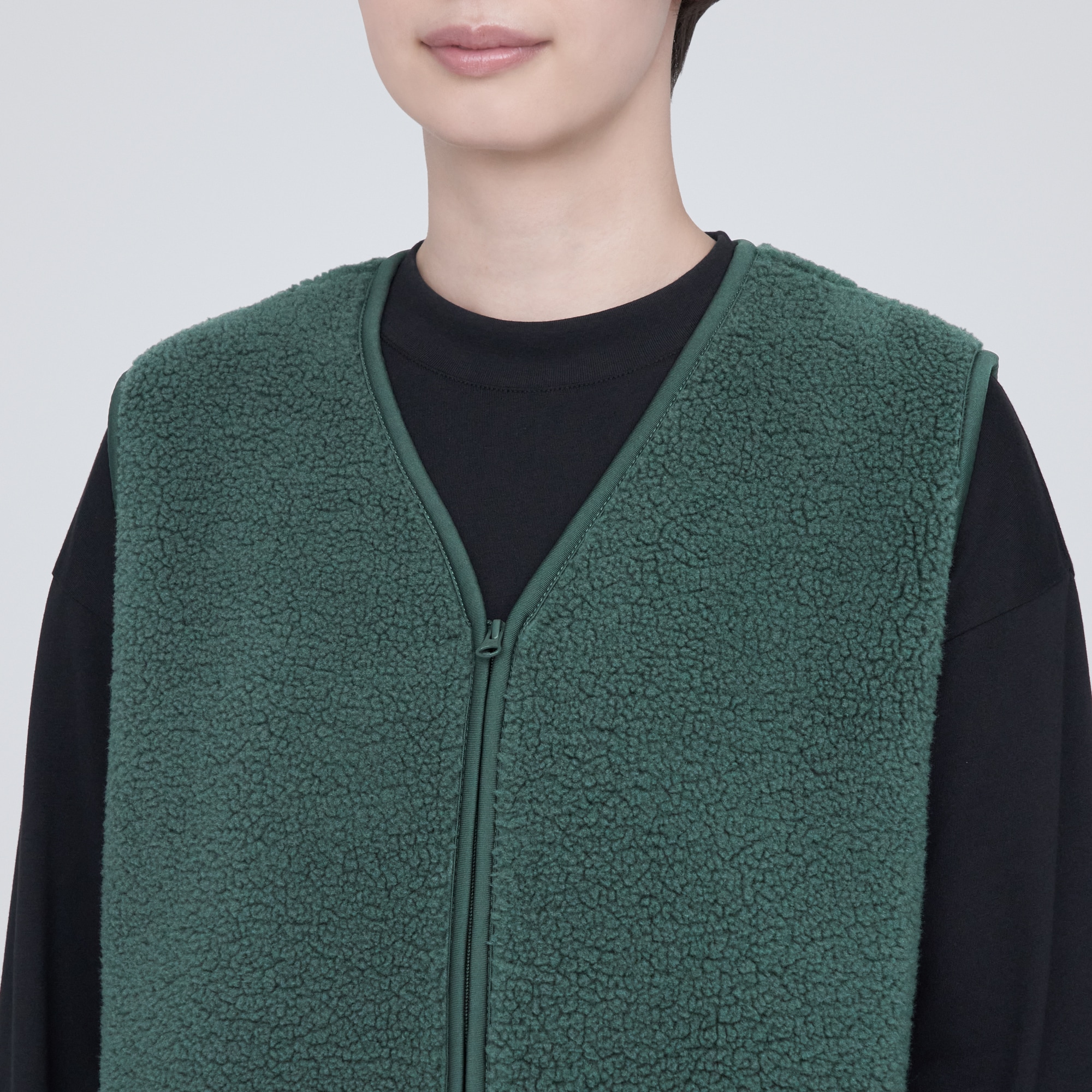 ボアフリースベスト