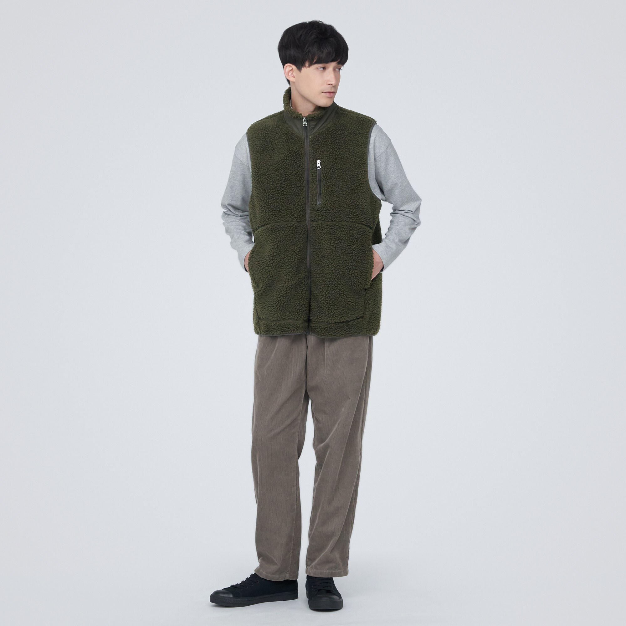 ボアフリースベスト