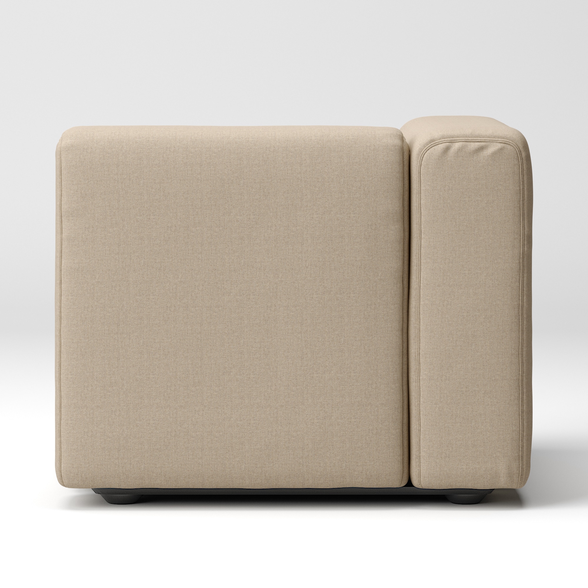 【カバー】綿帆布　ユニットソファ　アーム付　小用カバー