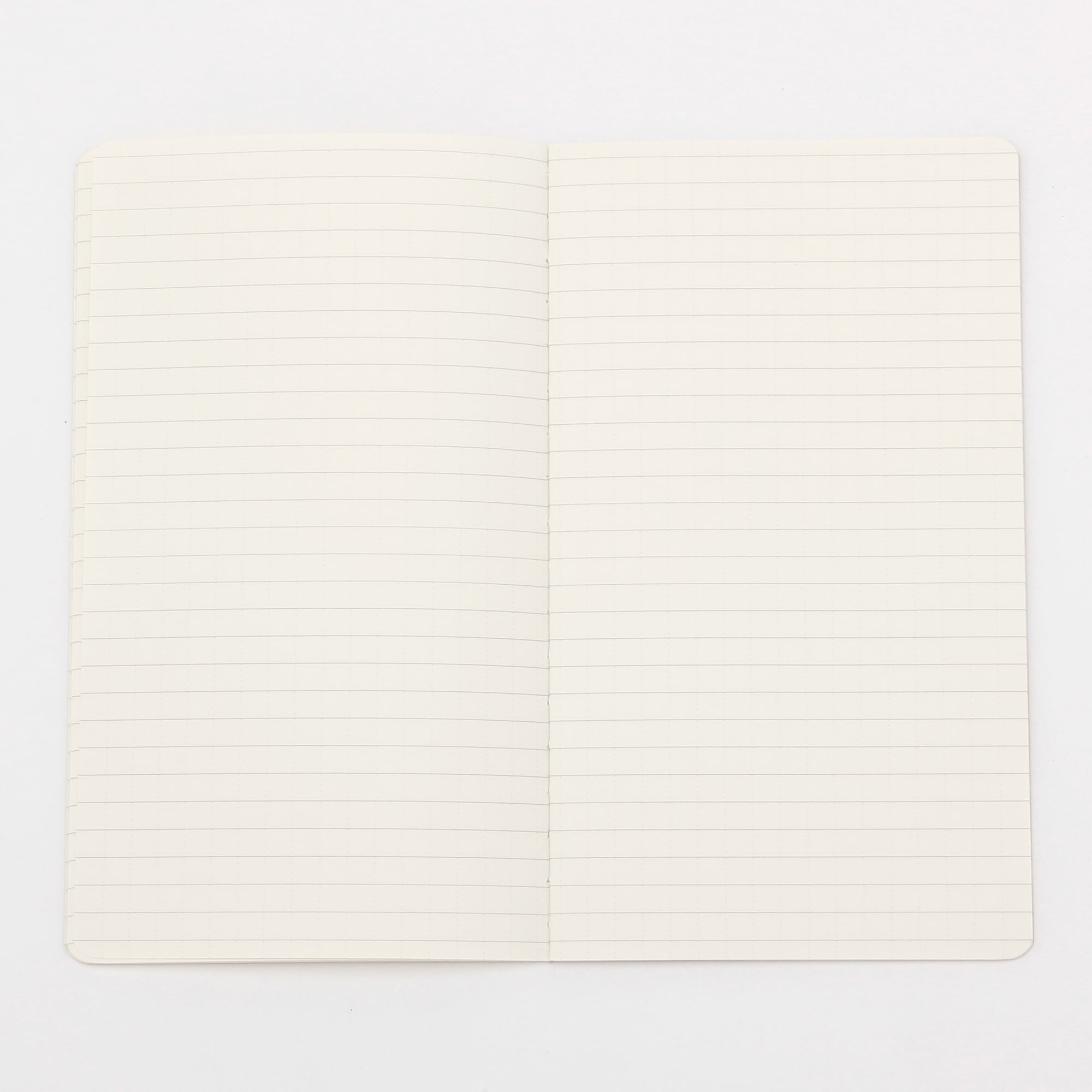 【Ｂ６スリム】上質紙　スリムノート・横罫縦ドット　ライトグレー・４０枚