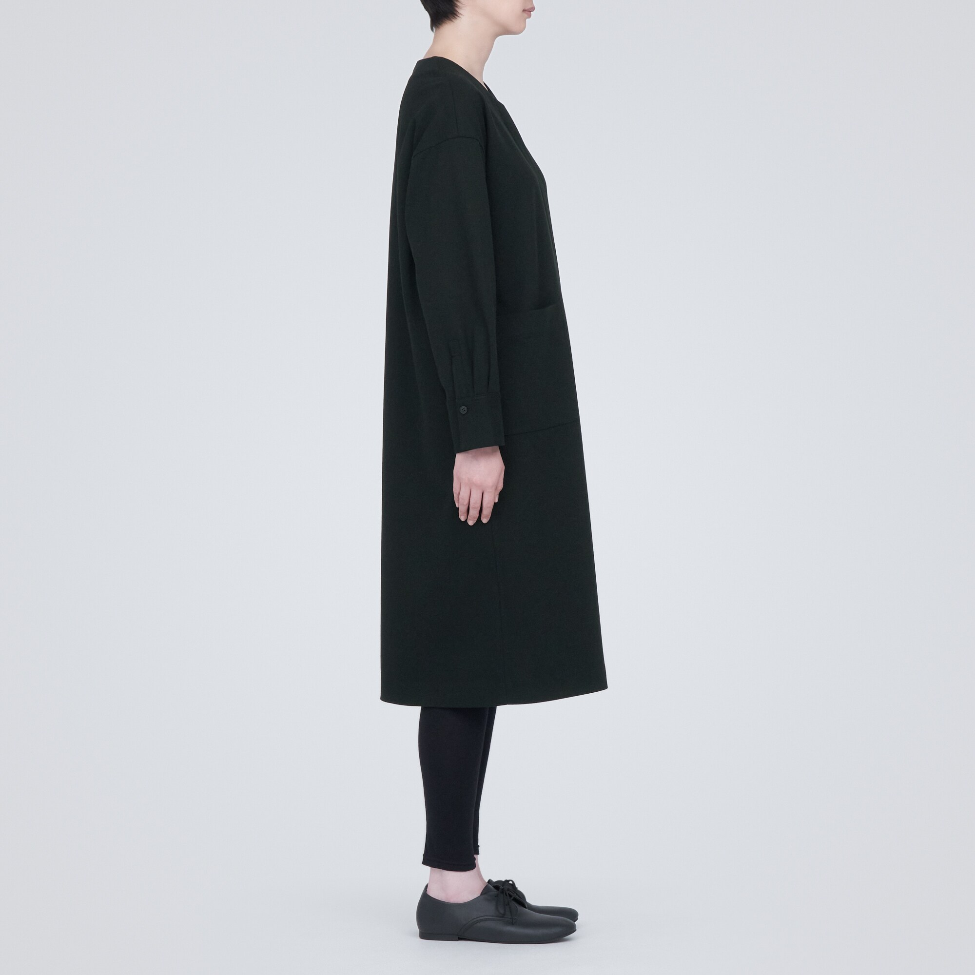 ストレッチ起毛ワンピース