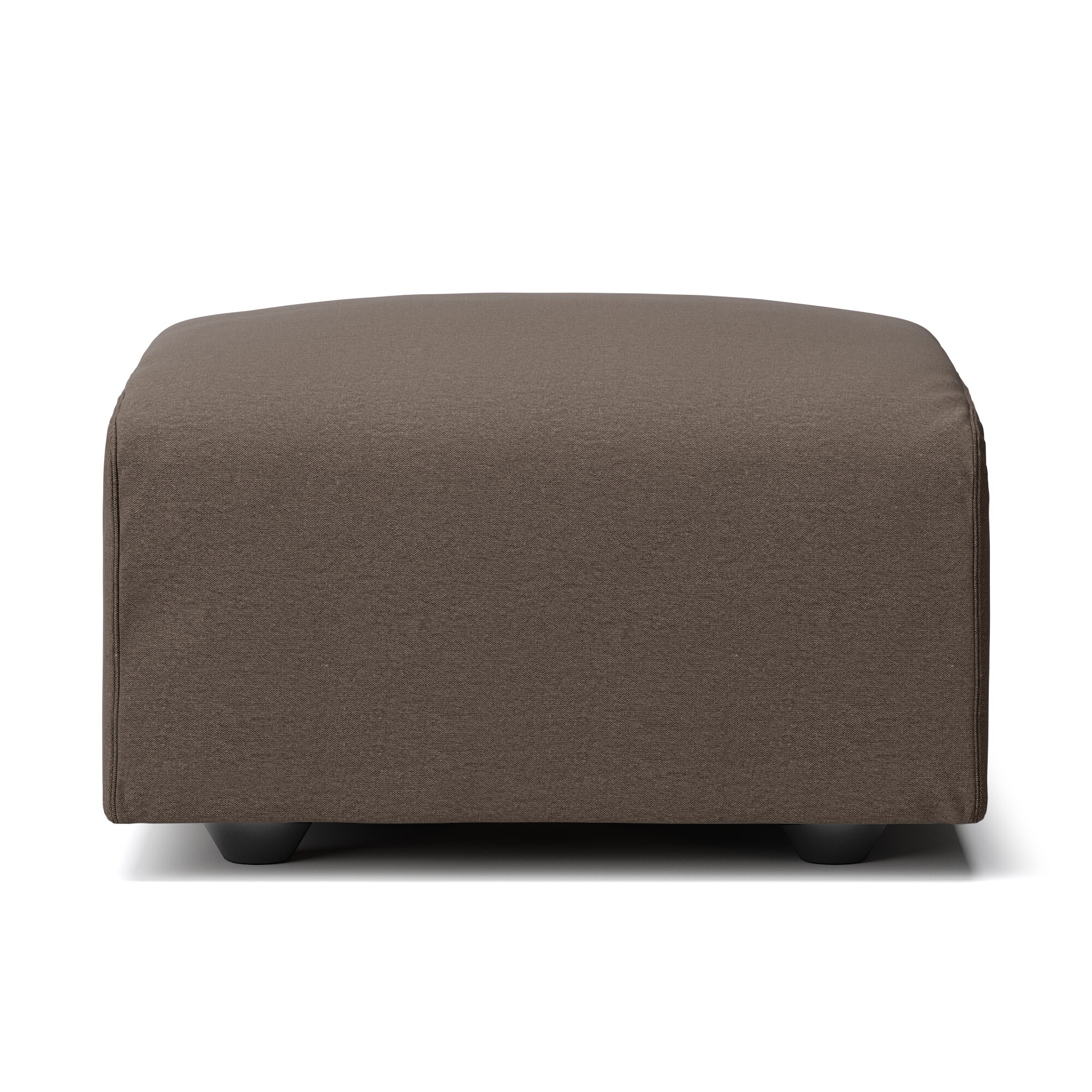 【カバー】洗いざらしの綿帆布ユニットソファオットマン・小用カバー／生成