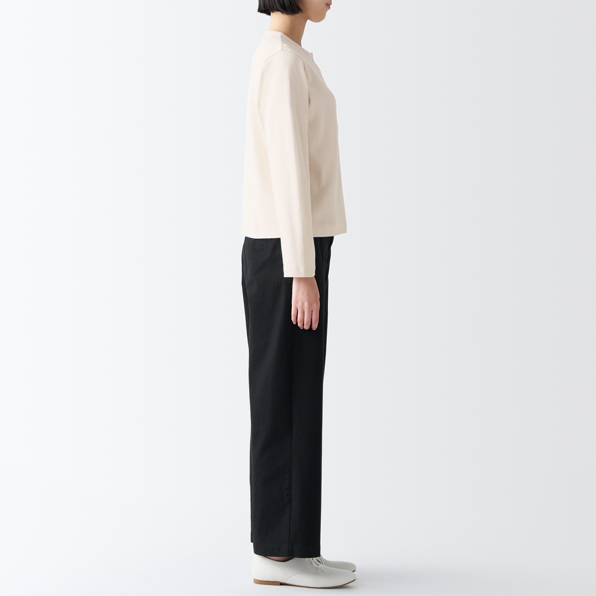 太番手カーディガン