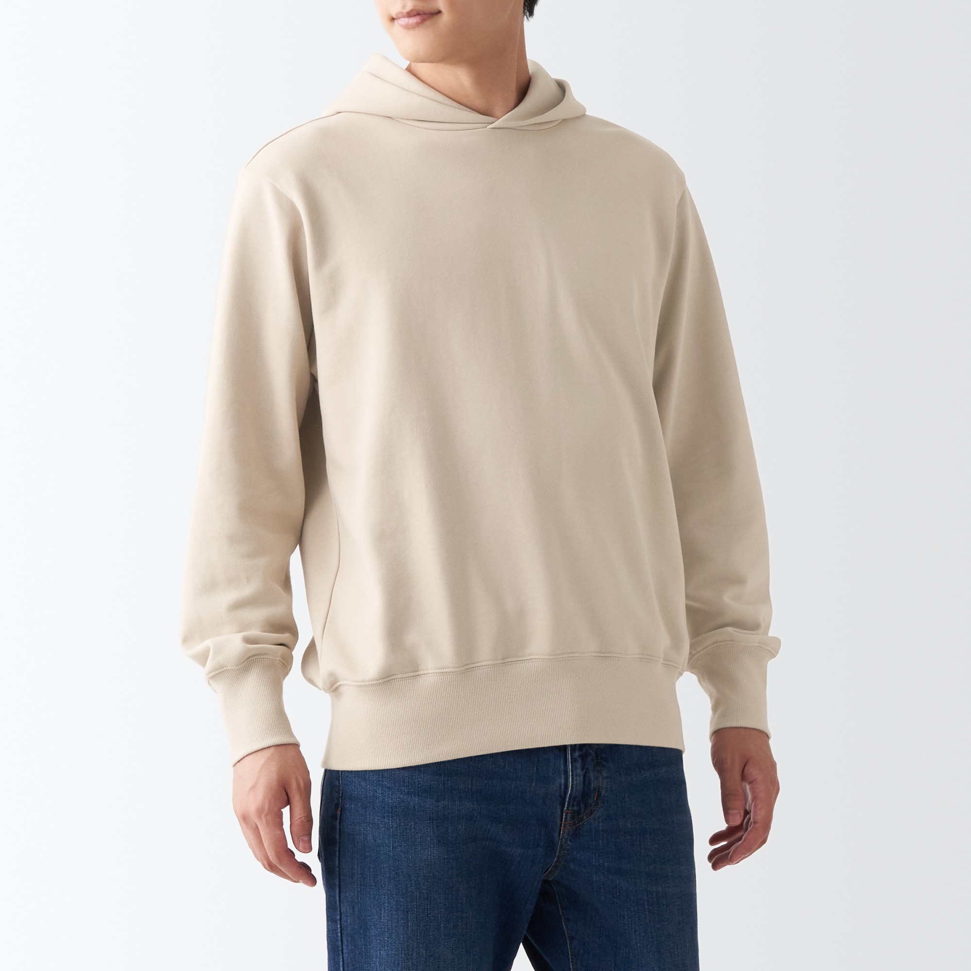 スウェットプルオーバーパーカー