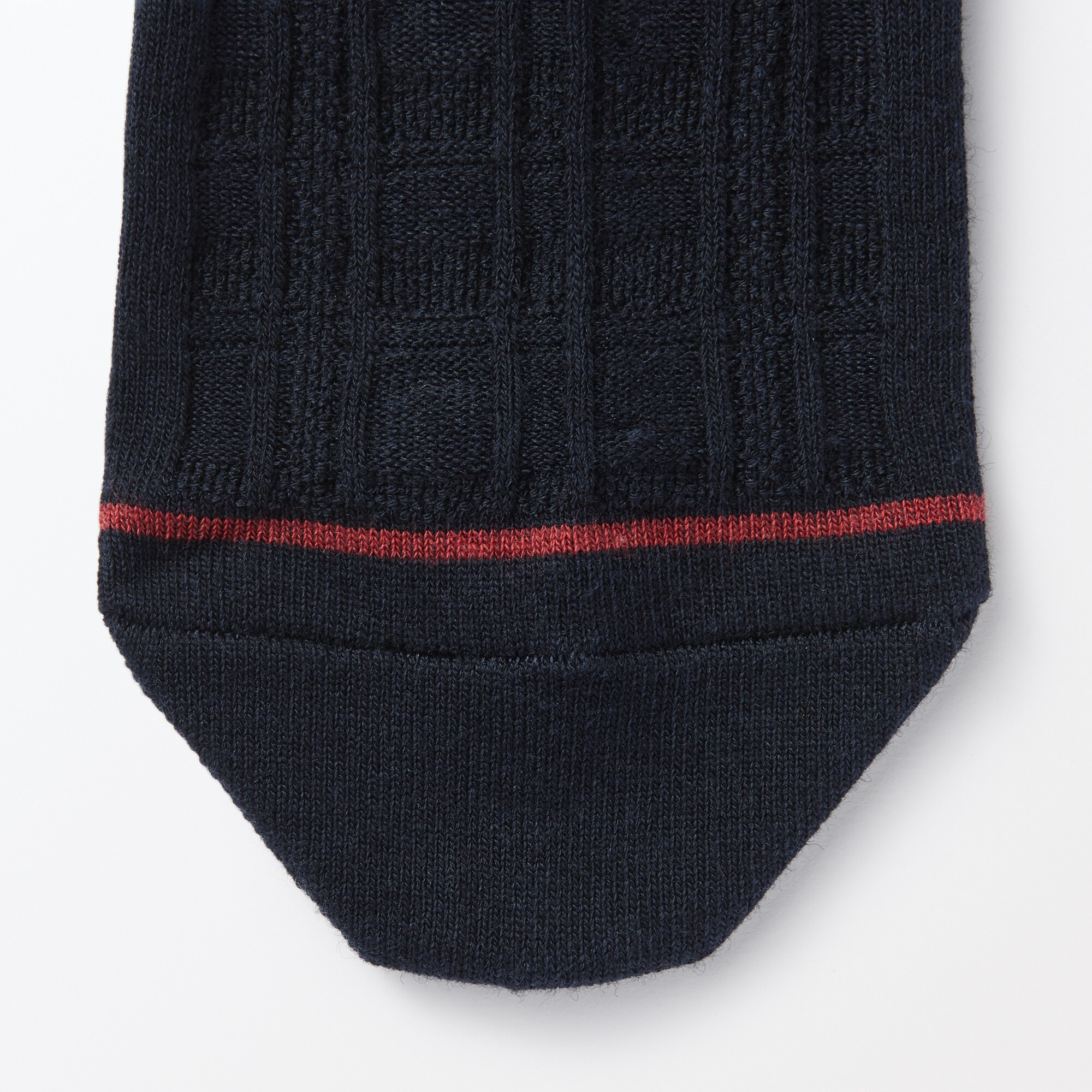 足なり直角　履き口やわらか　あったか綿　柄編み靴下（ウール入り／婦人）