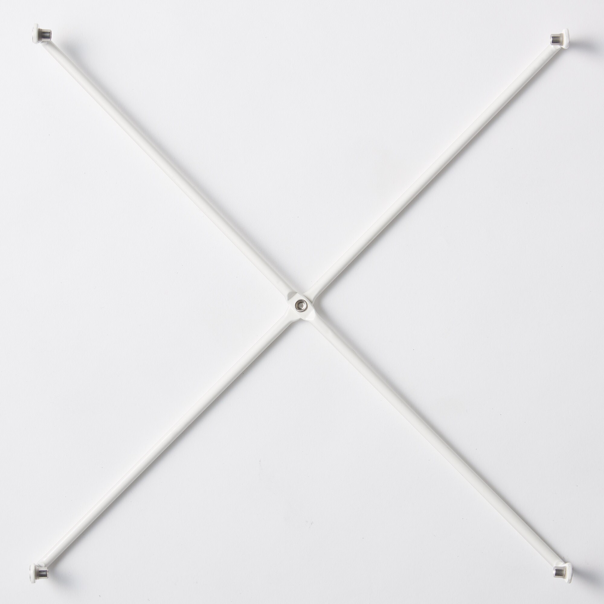 スチールユニットシェルフ用サイドクロスバー・ライトグレー　２組セット　奥行４１ｃｍ用