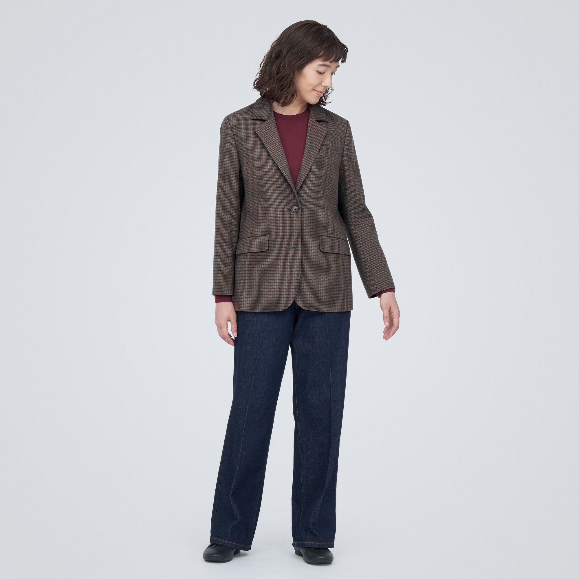 起毛テーラードジャケット