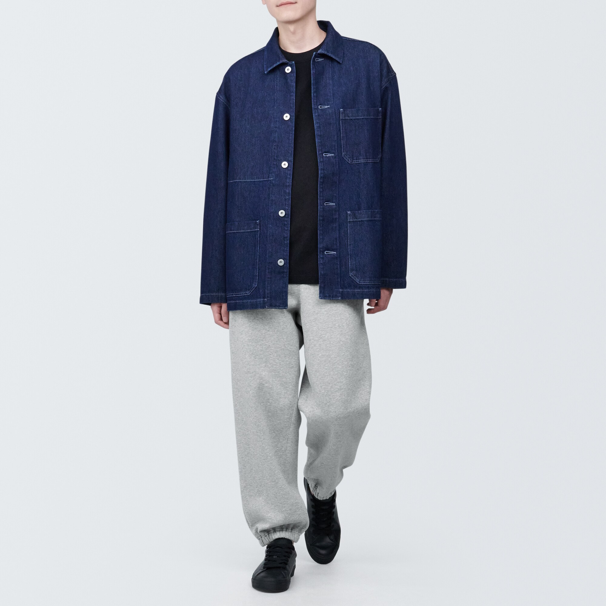 紳士　スウェットワイドパンツ