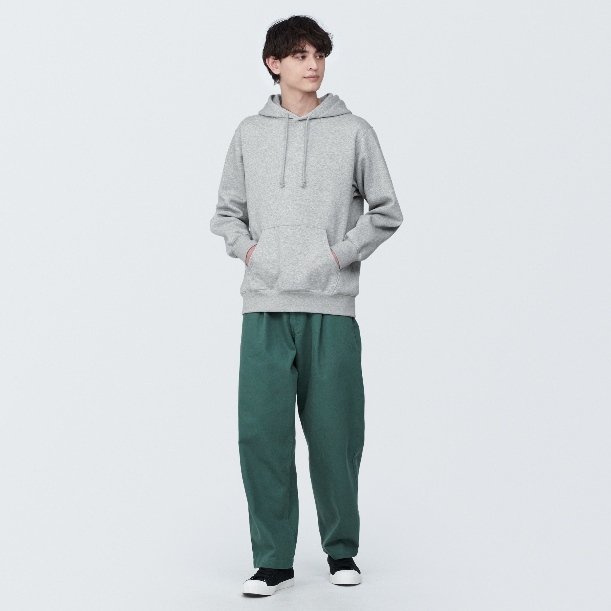 紳士　スウェットプルパーカ