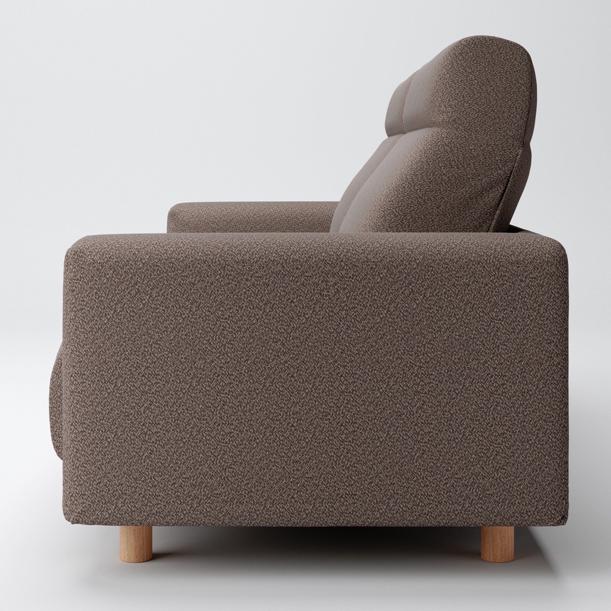 【カバー】綿太番手ソファ本体２．５シーターフェザーポケットコイルハイバックカバー