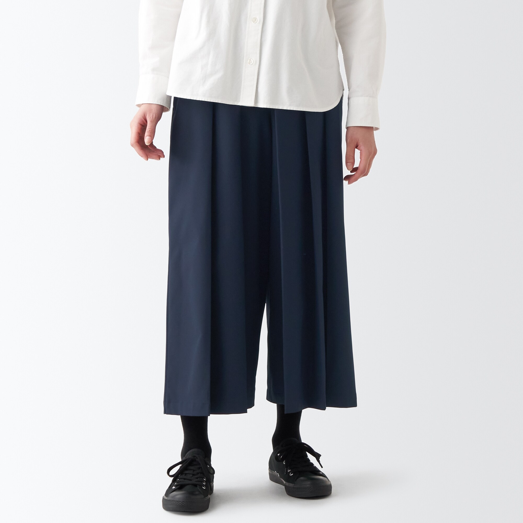 乾きやすいストレッチはかまパンツ