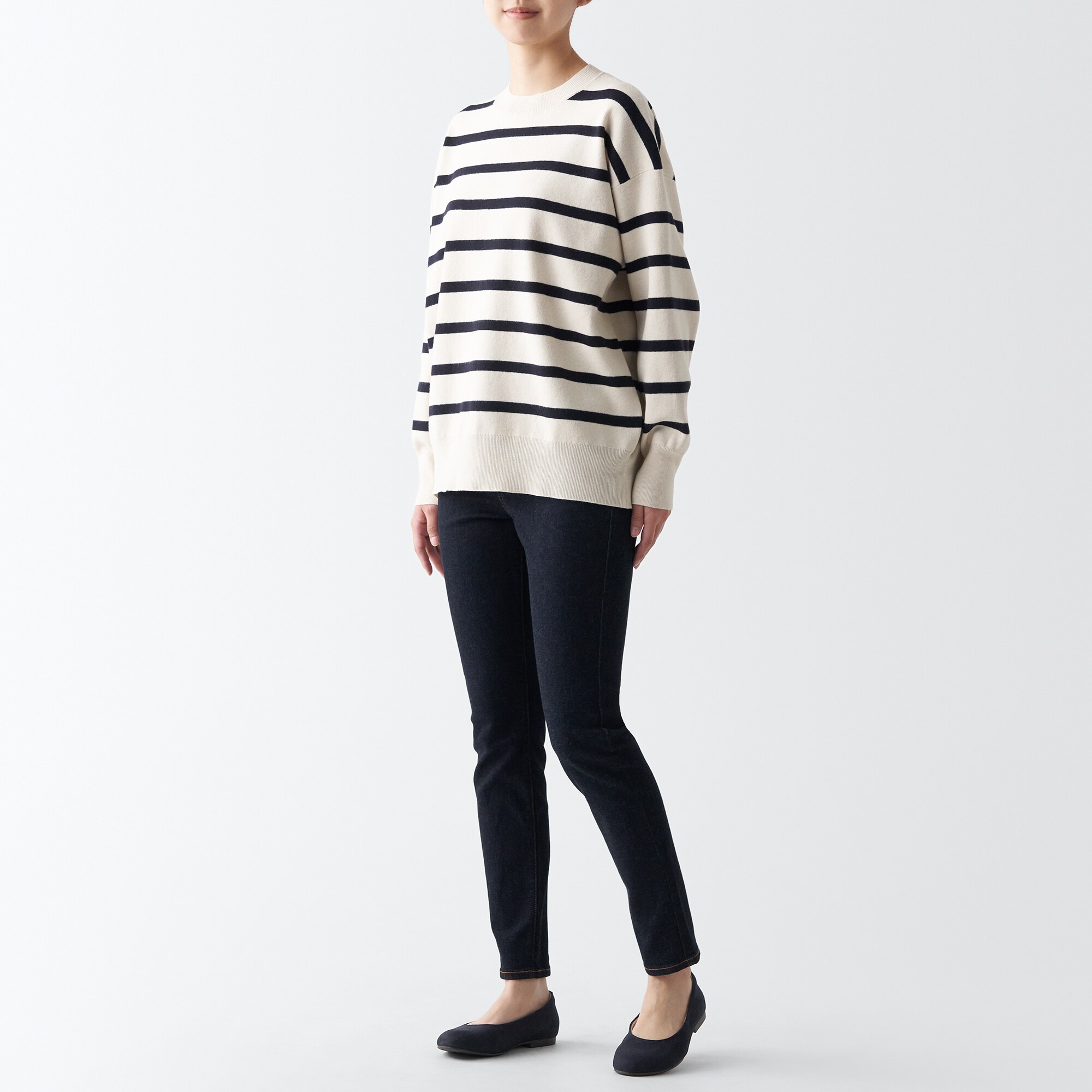 婦人　疲れにくい　起毛フラットシューズ