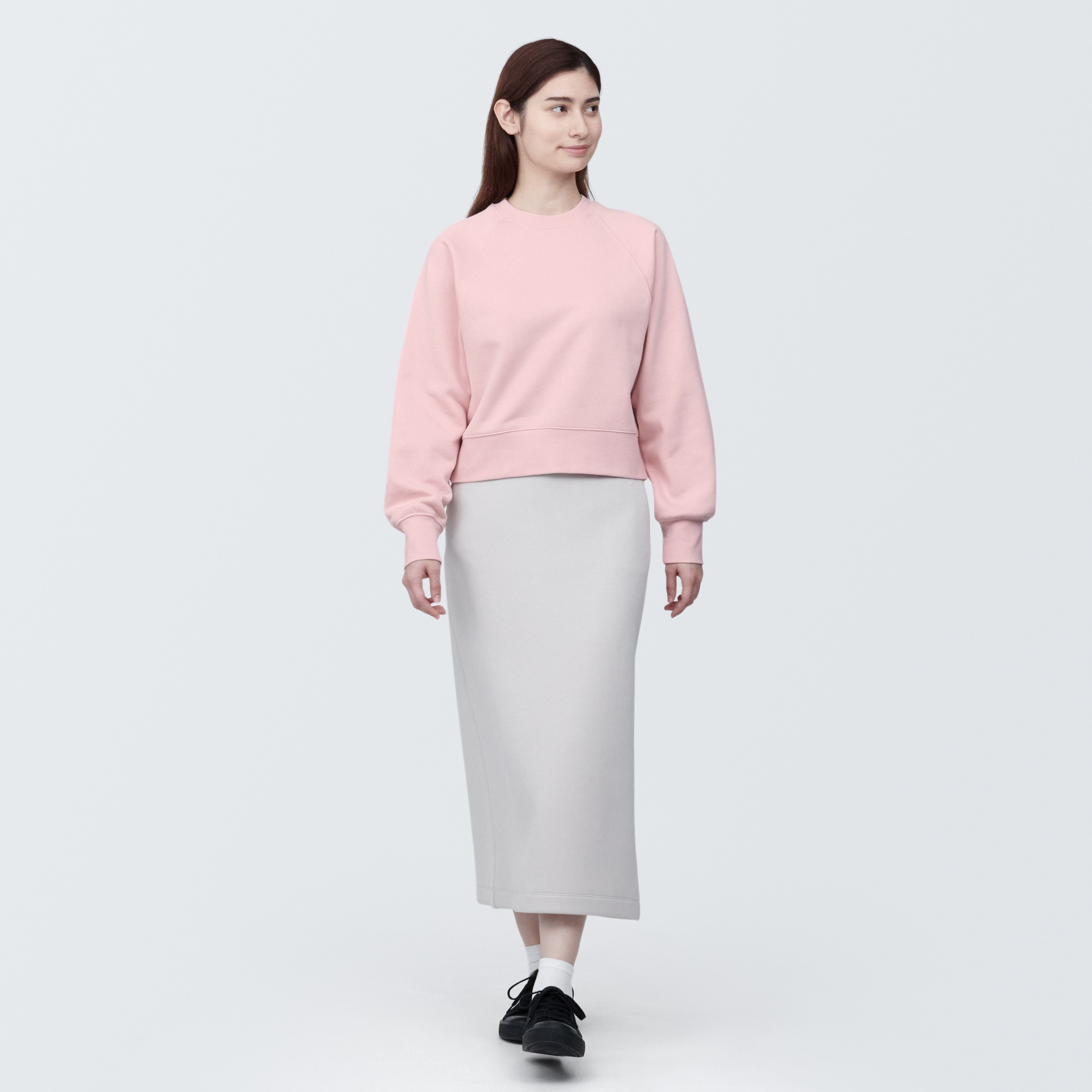 婦人　スウェットシャツ（クルーネック長袖）