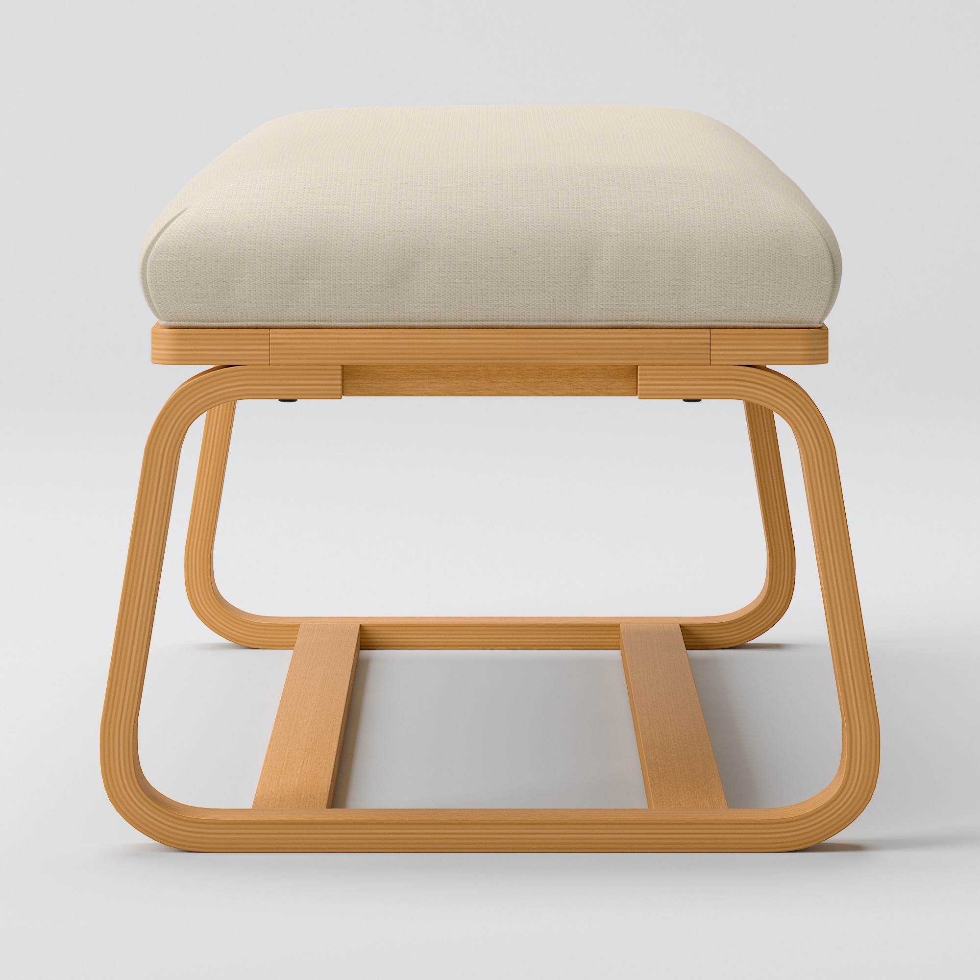 【カバー】綿麻バスケット織リビングでもダイニングでもつかえるベンチ・１用カバー