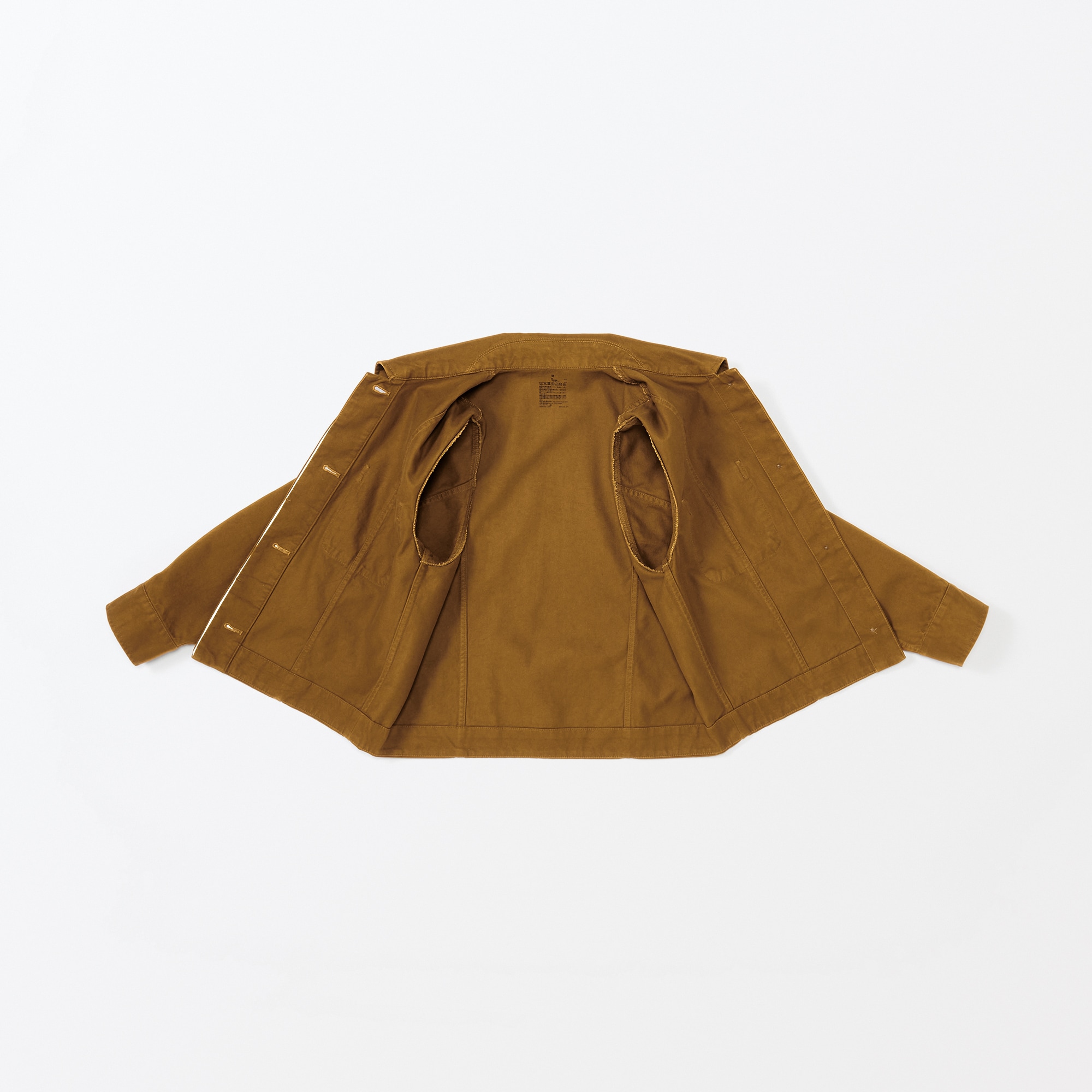 婦人　木の実から作ったカポック混シャツジャケット