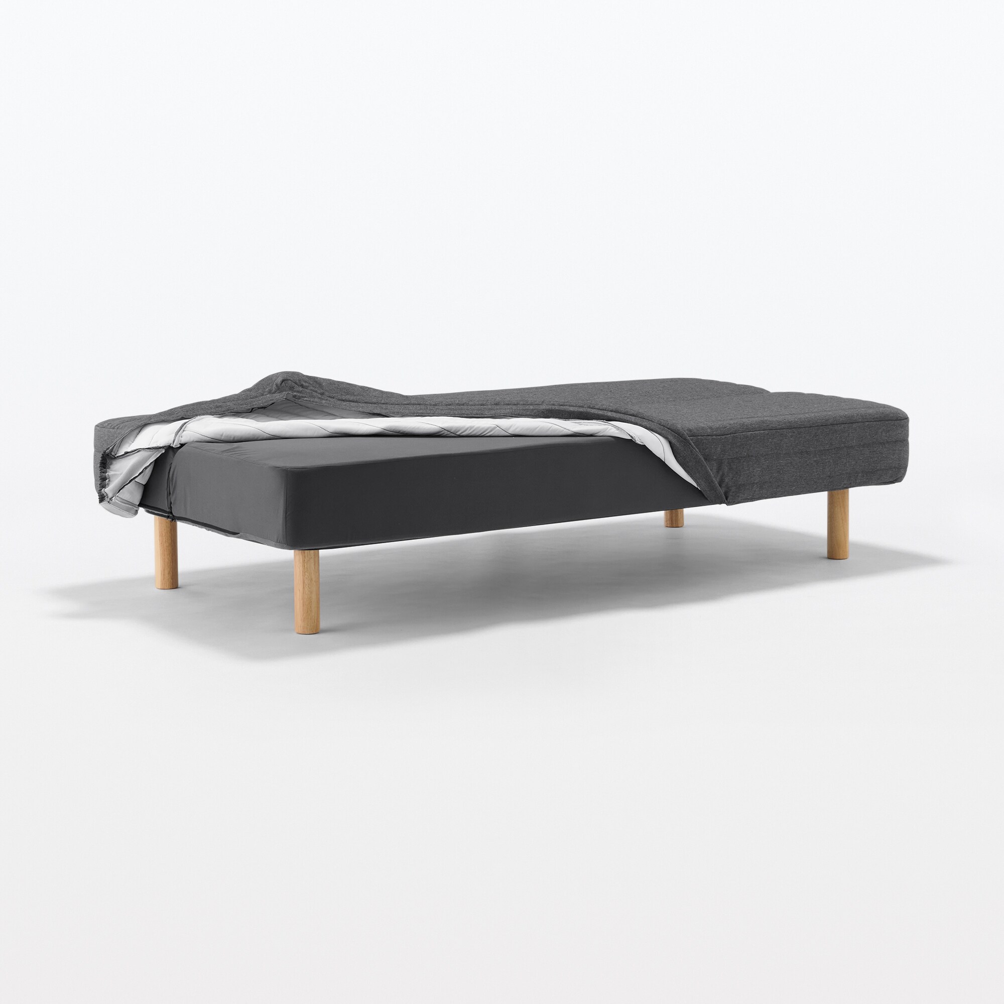 リクライニングソファベッド　幅９８×奥行１９８ｃｍ（脚は別売り）