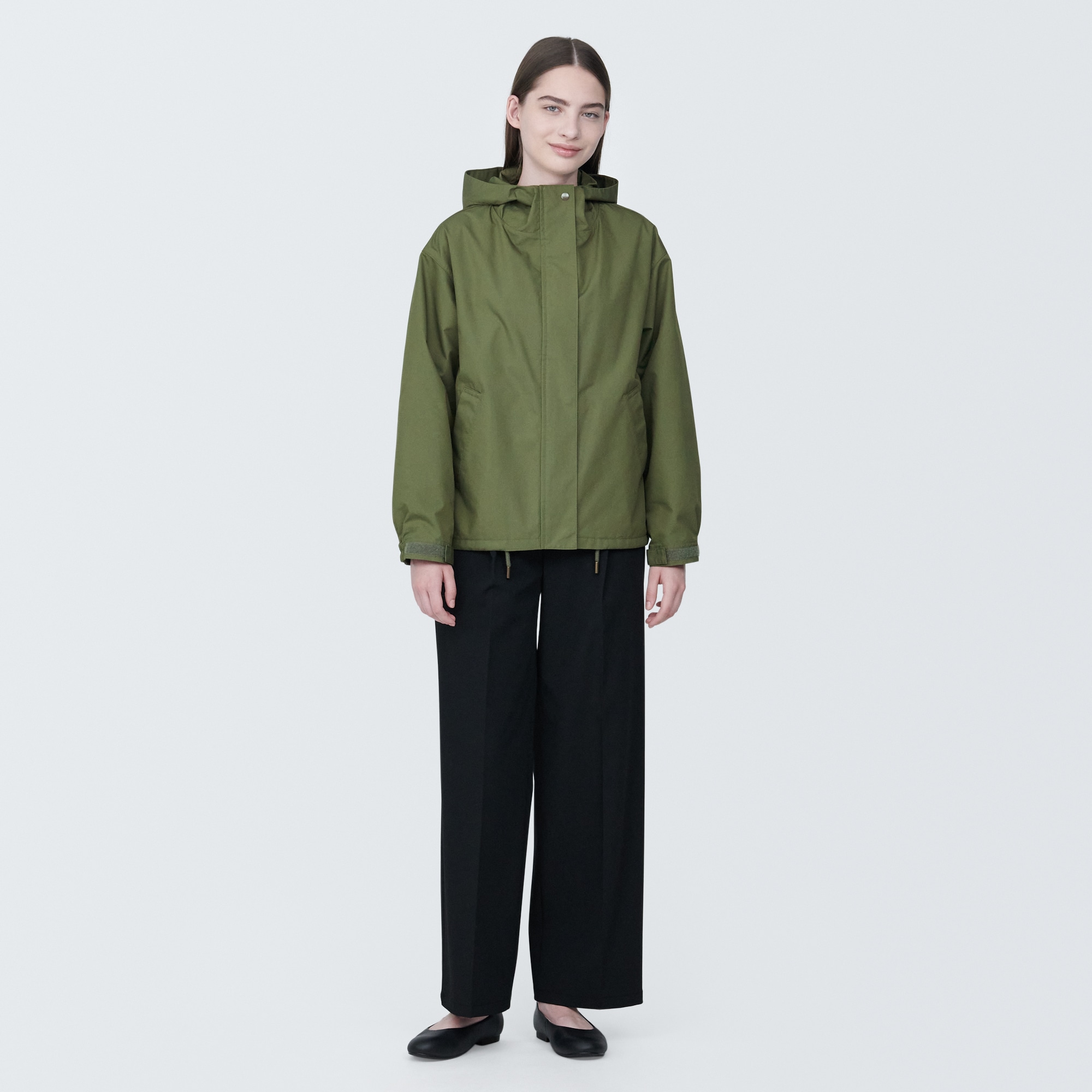 婦人　撥水フードジャケット