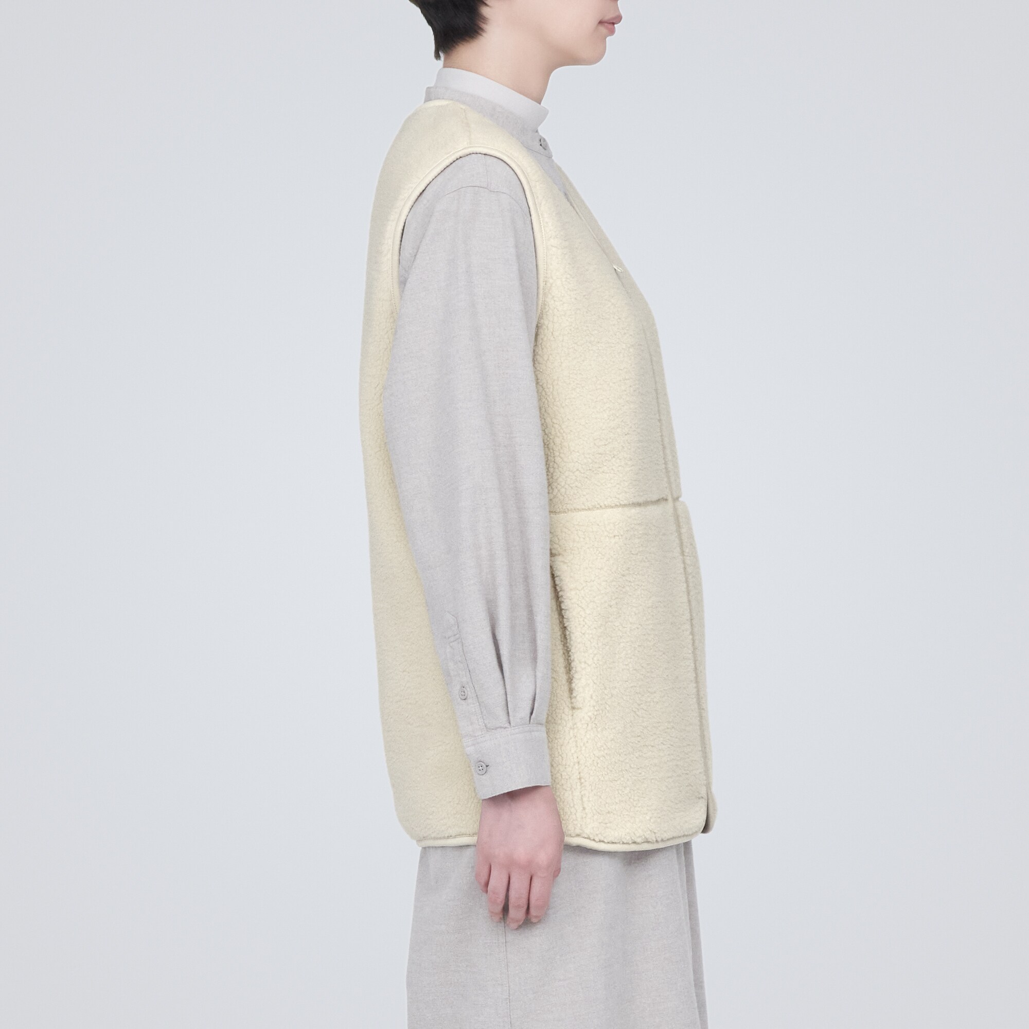 ボアフリースベスト