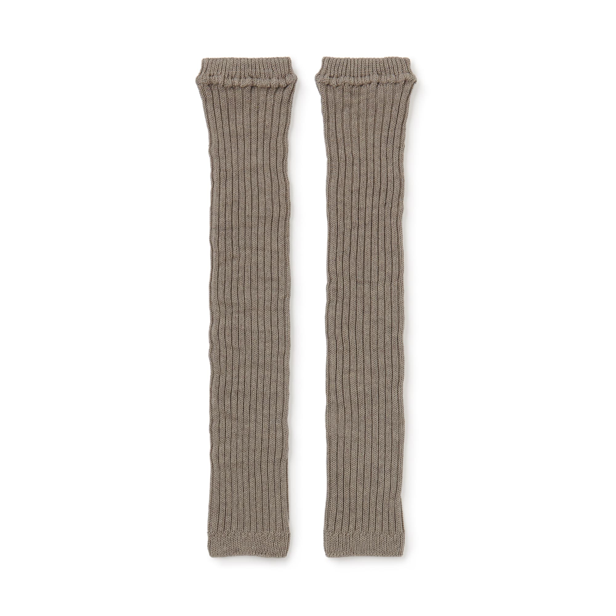 あったか綿　手にも使える　レッグウォーマー（ウール入り）