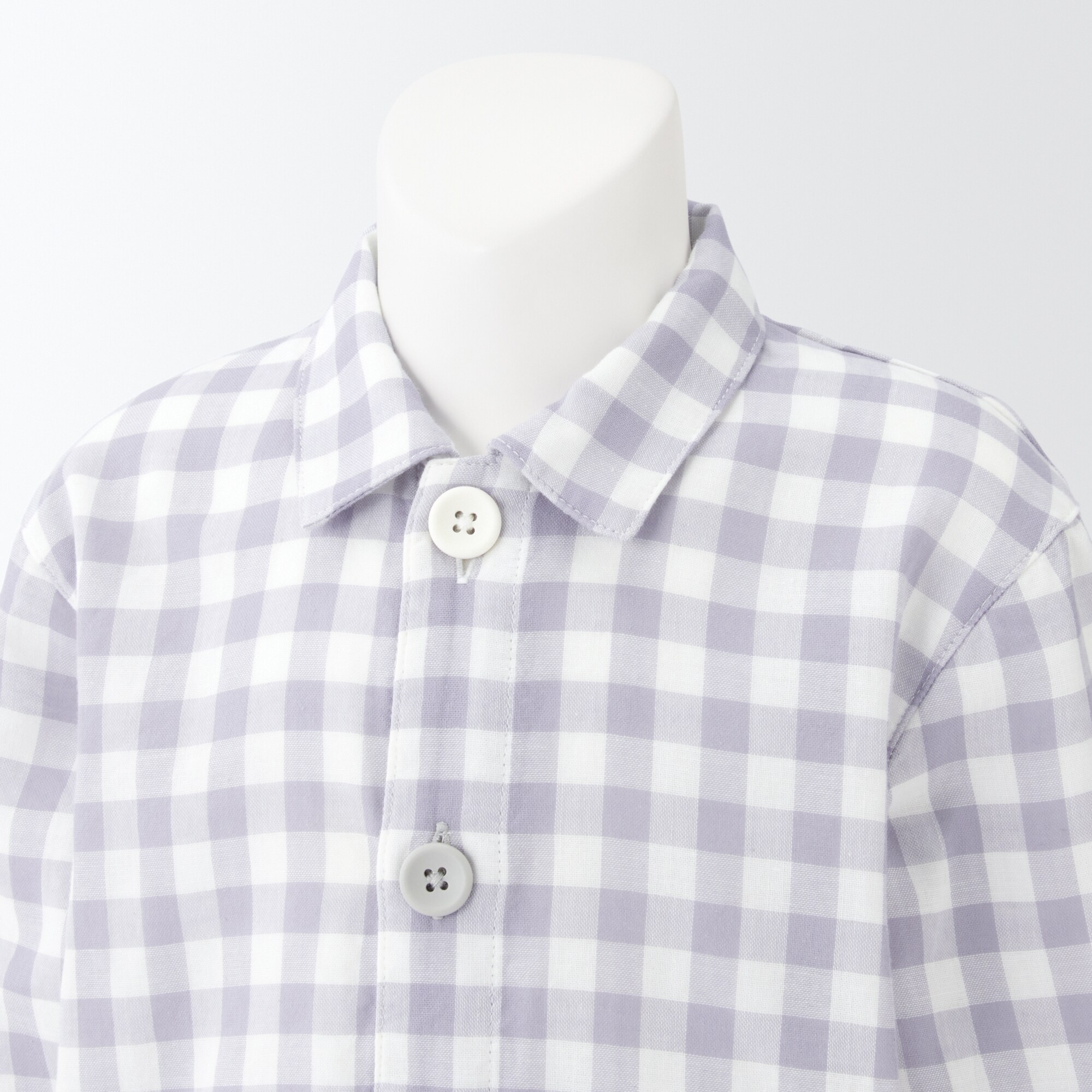 脇に縫い目のない　二重ガーゼお着替えパジャマ（ベビー）