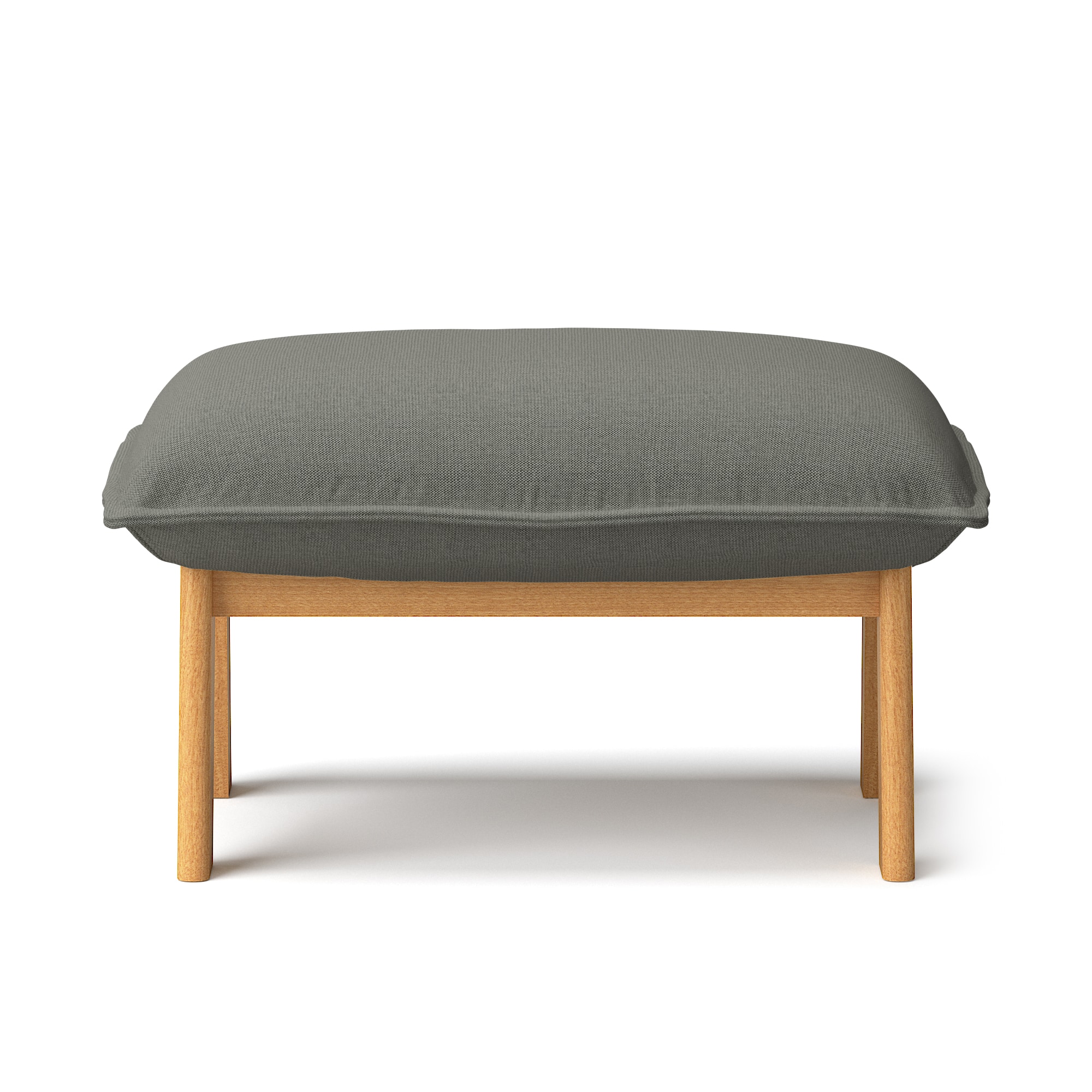 【カバー】綿麻バスケット織ハイバックリクライニングソファ・オットマン用カバー