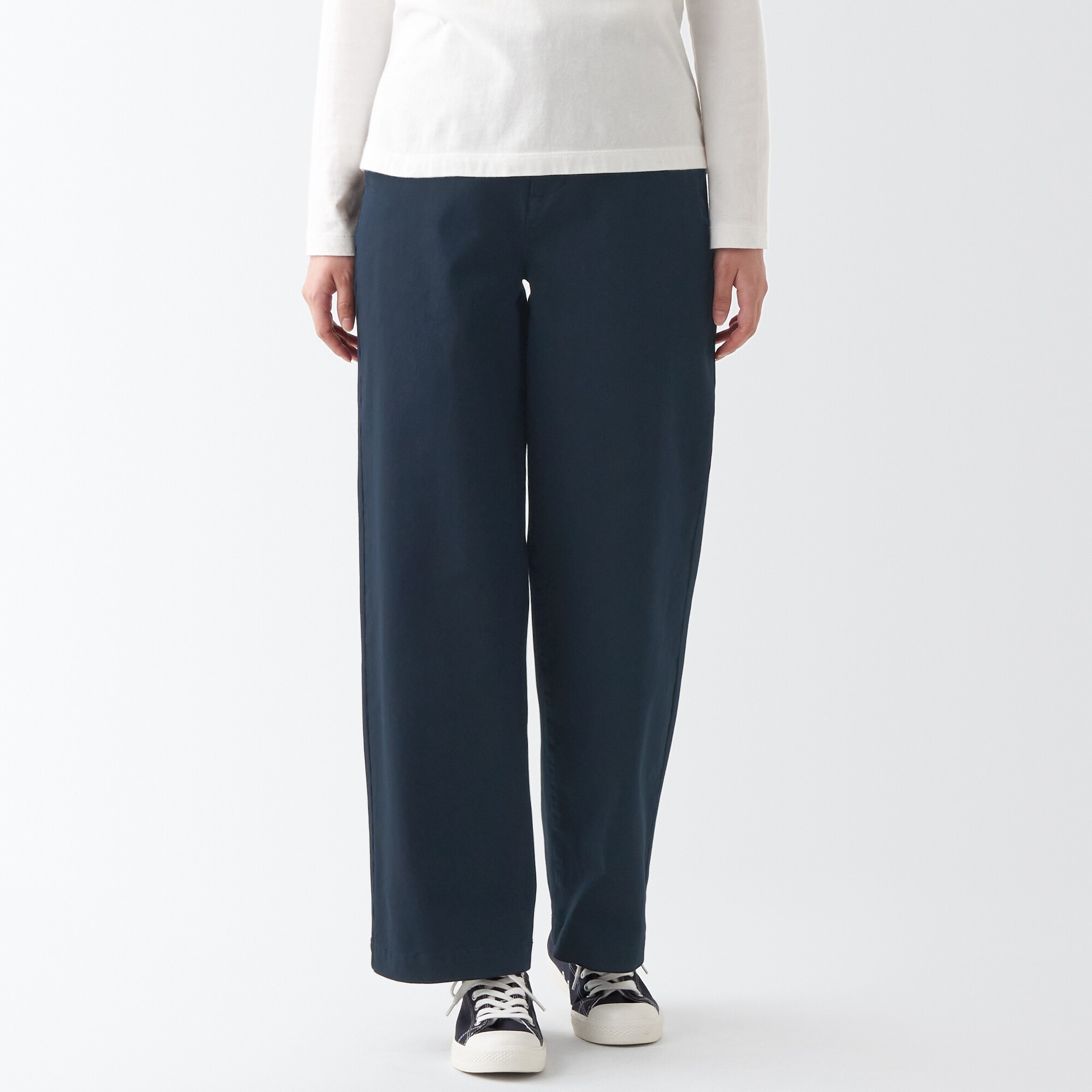 縦横ストレッチチノワイドパンツ（股下７３ｃｍ）新サイズ対応