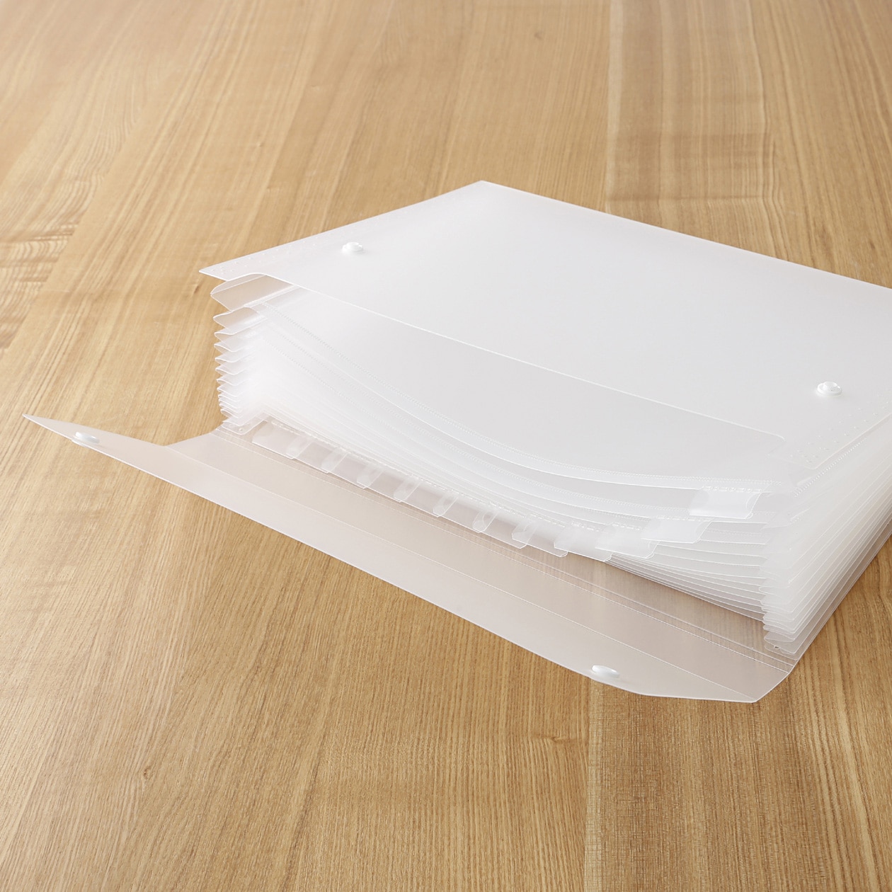 ポリプロピレン仕切りファイル　Ａ４用・１３ポケット