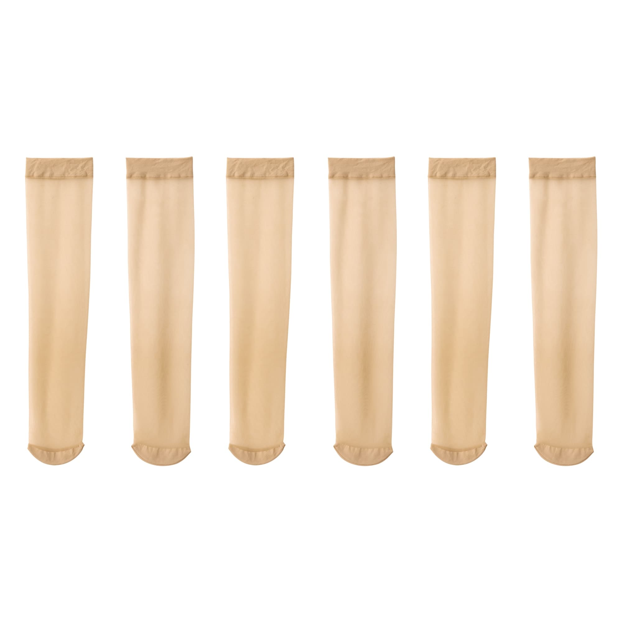 婦人　ソフトタイプ・１７デニール　ひざ下丈ストッキング（３足組）