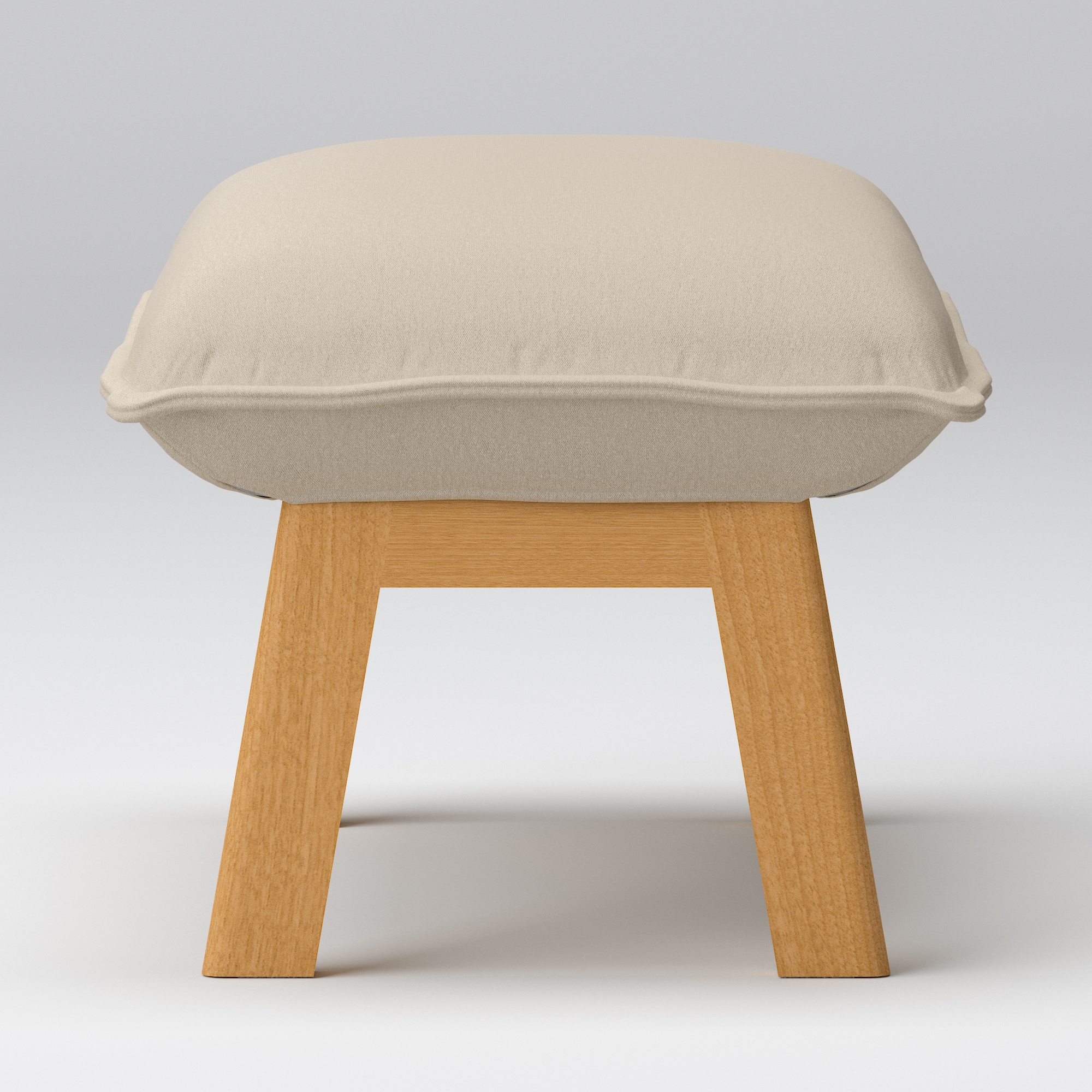 【カバー】洗いざらしの綿帆布ハイバックリクライニングソファ・オットマン用カバー