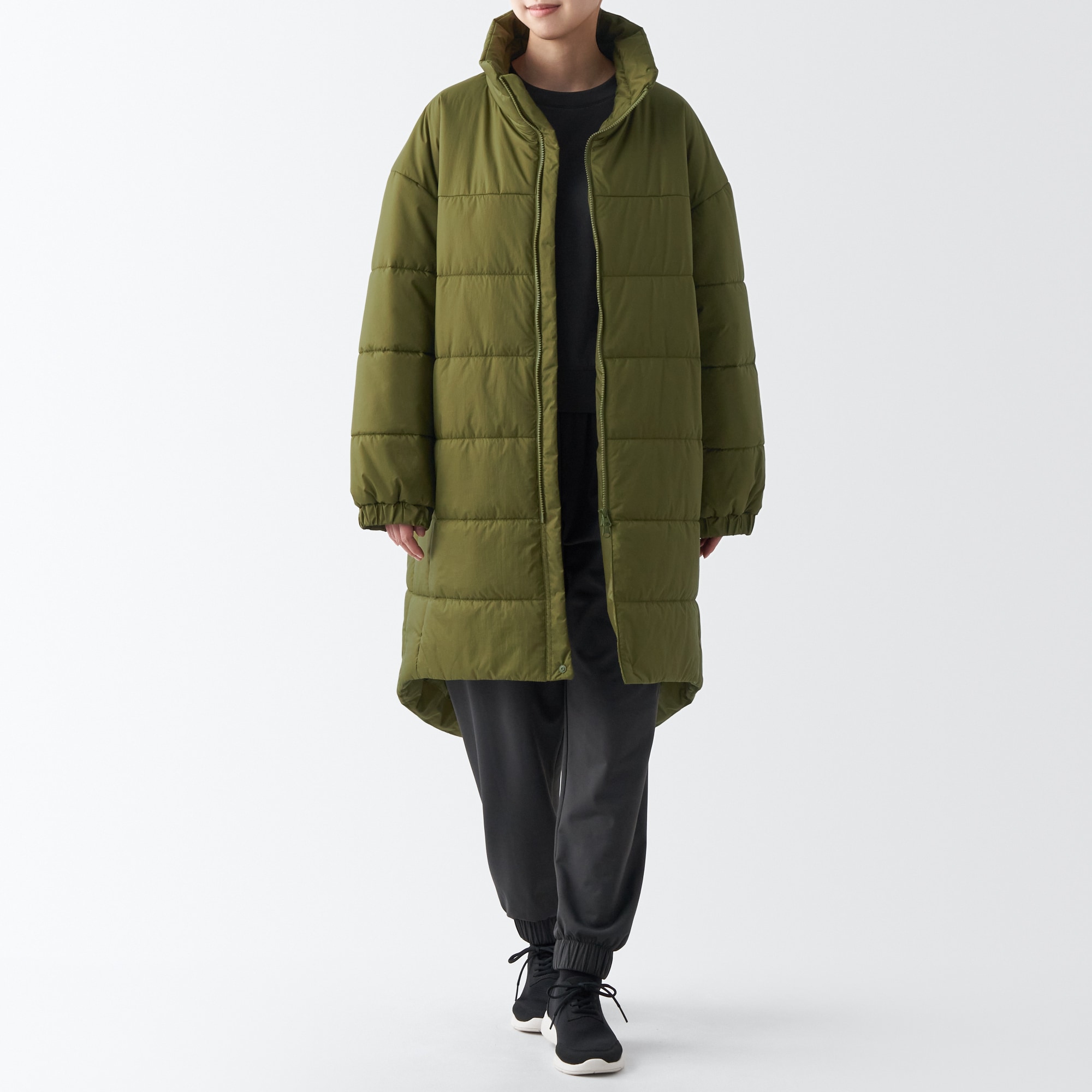 防風撥水中わたコート